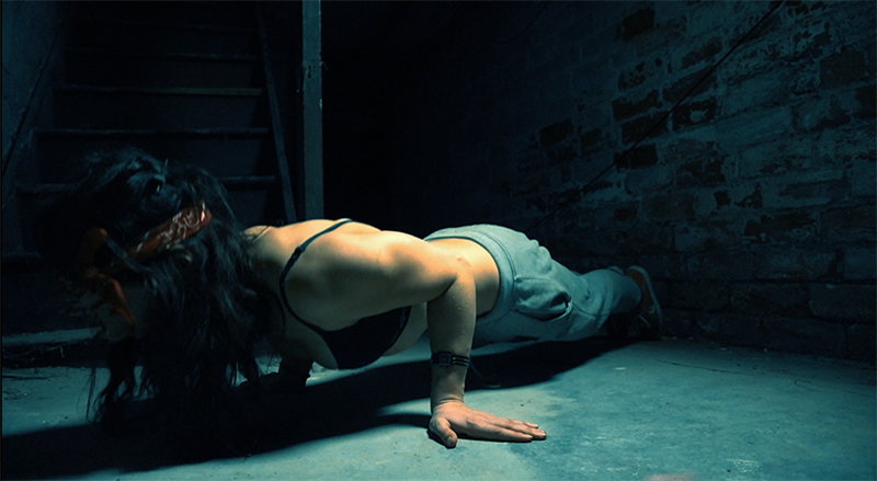 Example of a push exercise