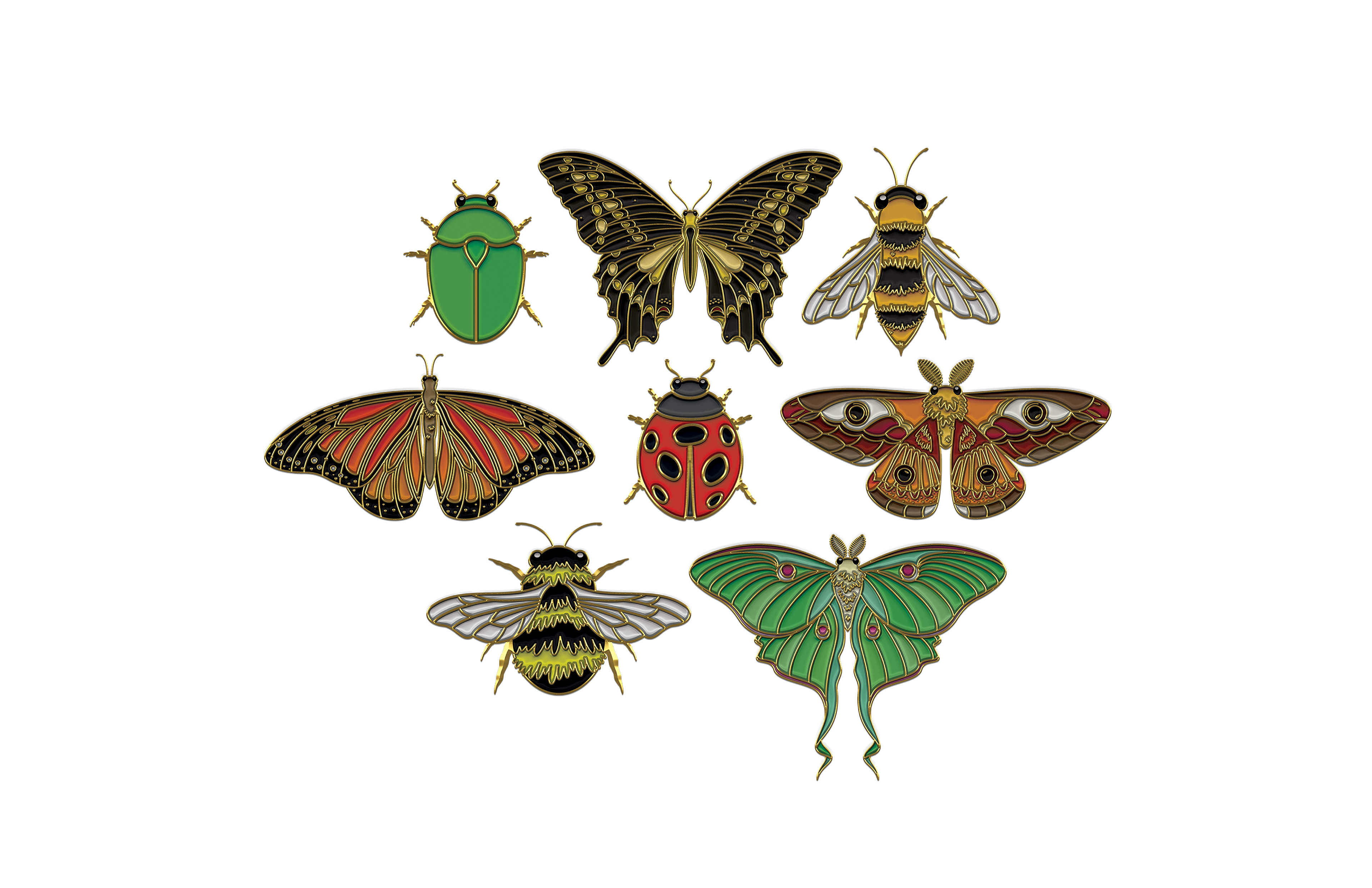 Collectible enamel pins