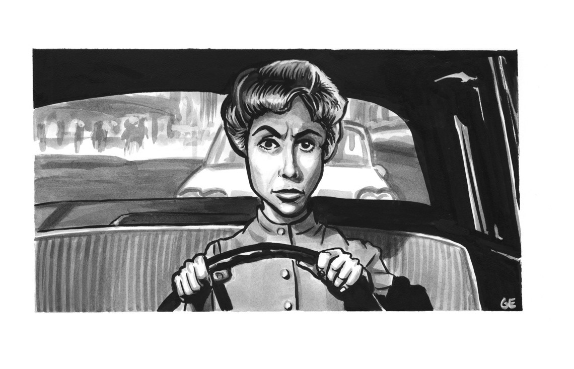 Psycho Janet Leigh commission