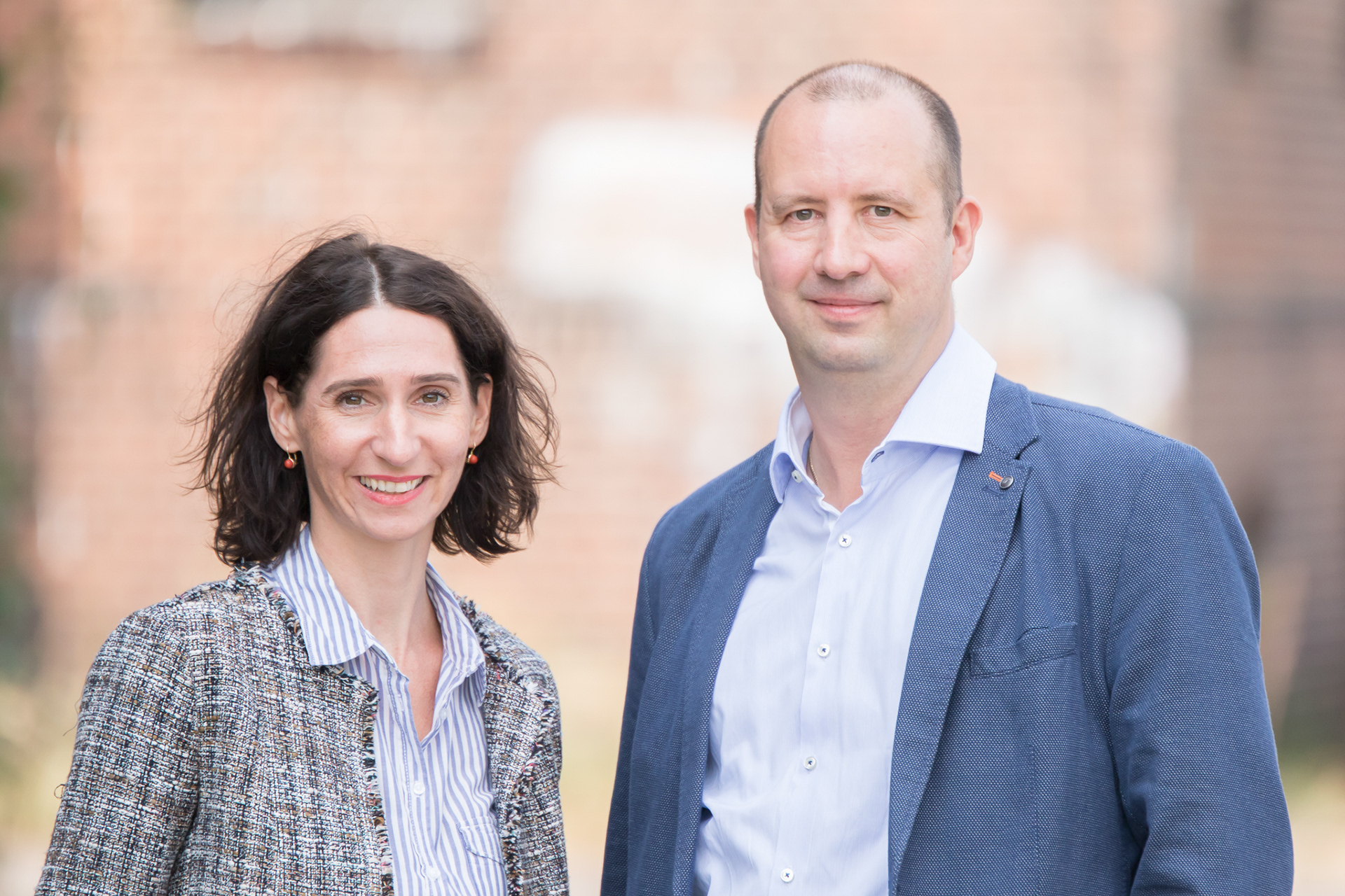 Cosima Ingenschay (Bundesgeschäftsführerin der EVG) und Roland Rösnser