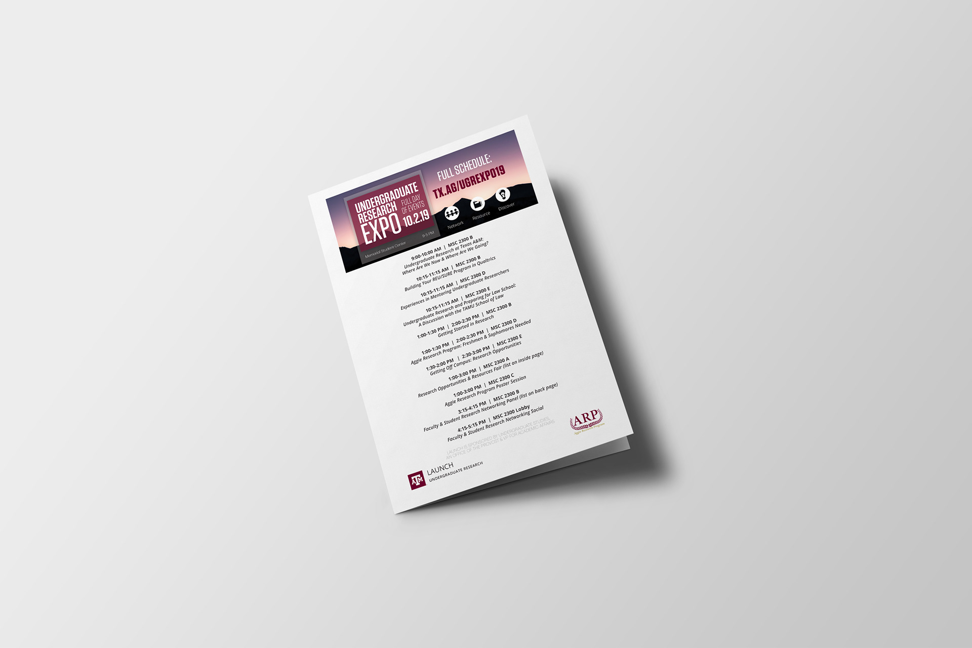 Event Program, Front Cover Page