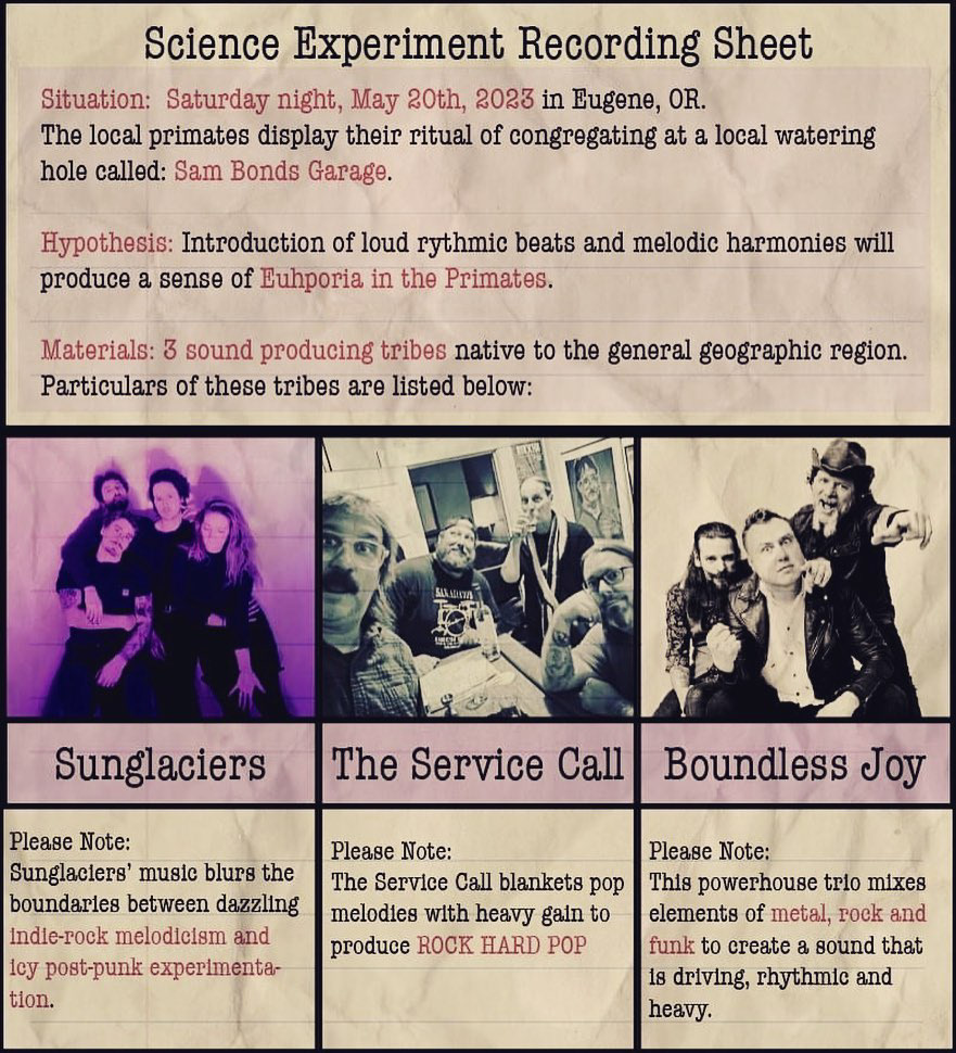 May 20th 2023 w/ Sunglaciers and Boundless Joy