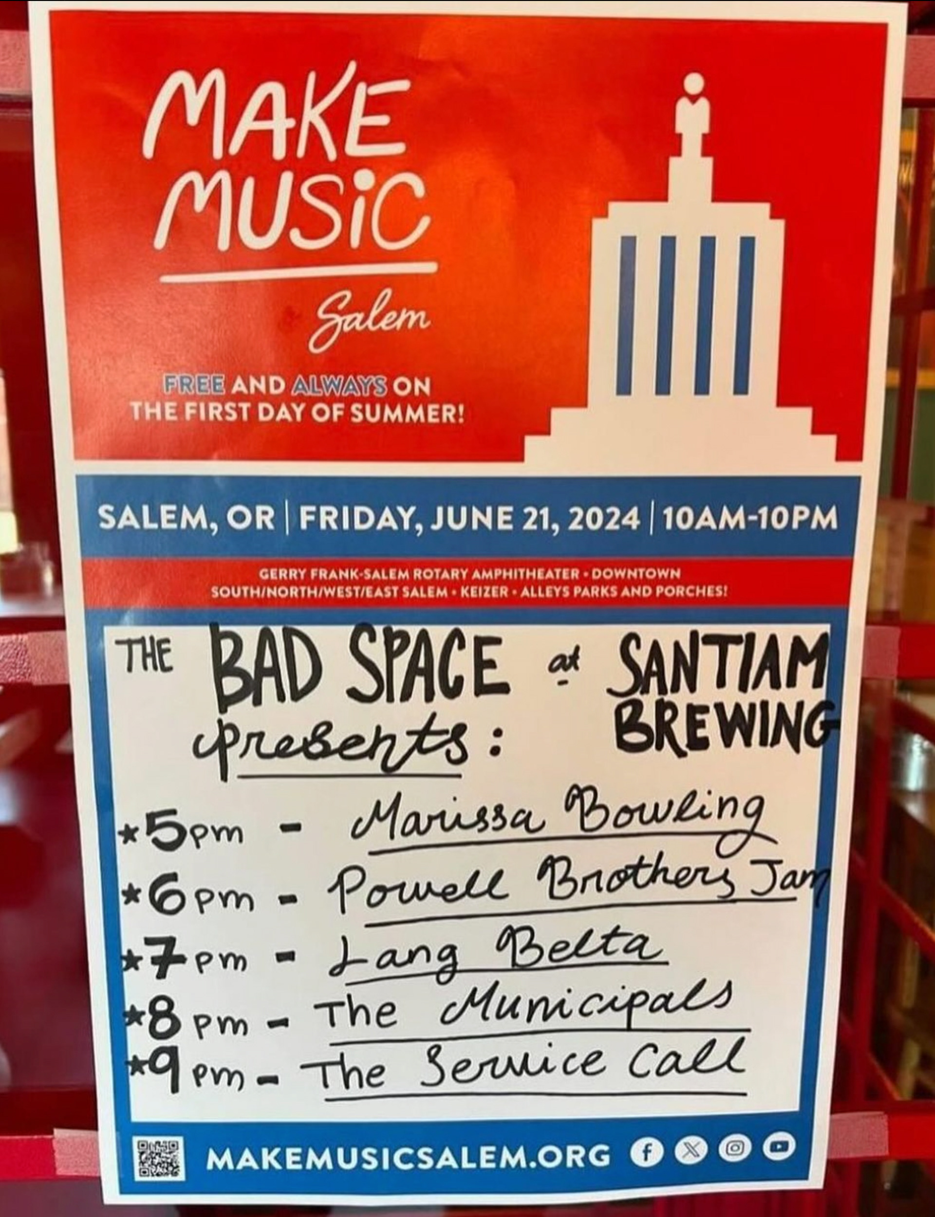 June 21st - Make Music Salem