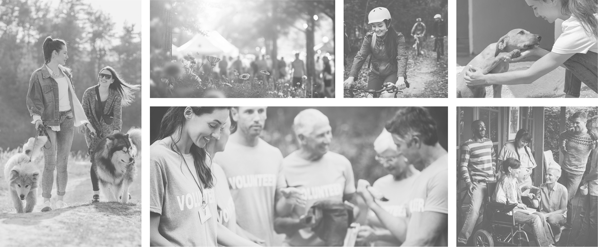 Photos showing community having fun