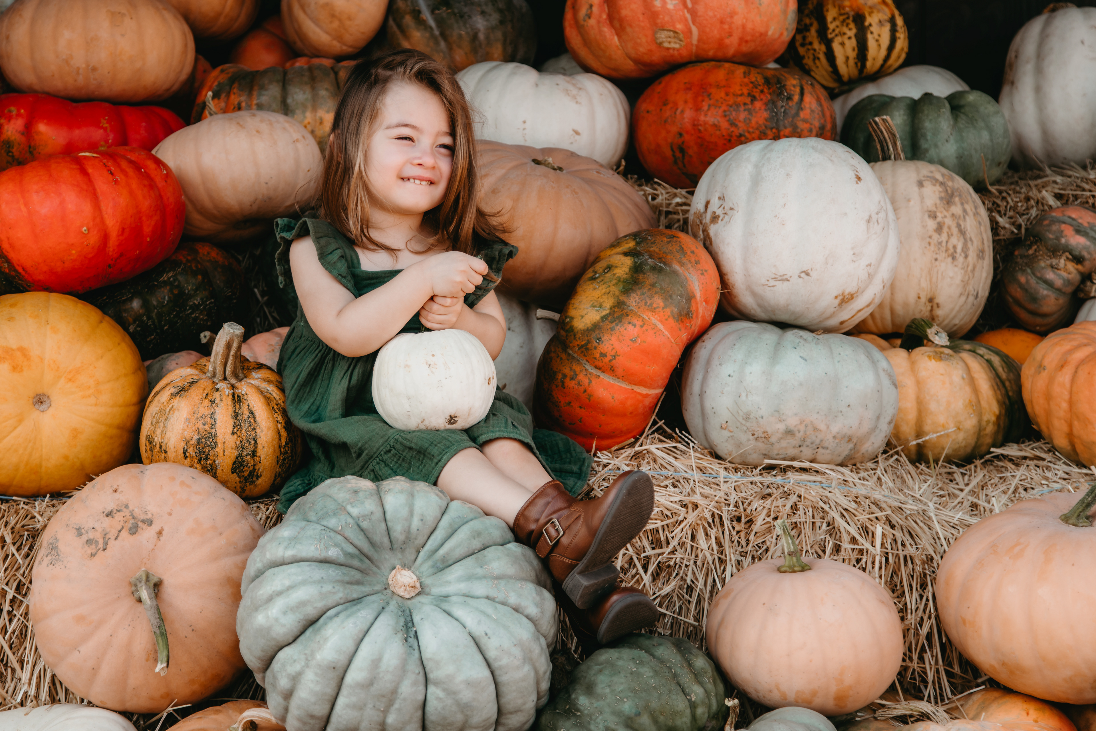 Fall Photos with pumpkins