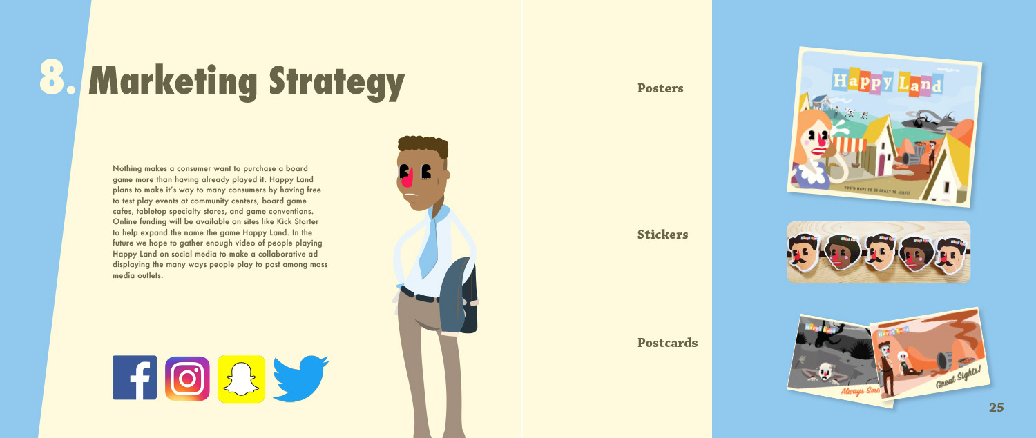 Select pages from the branding book.