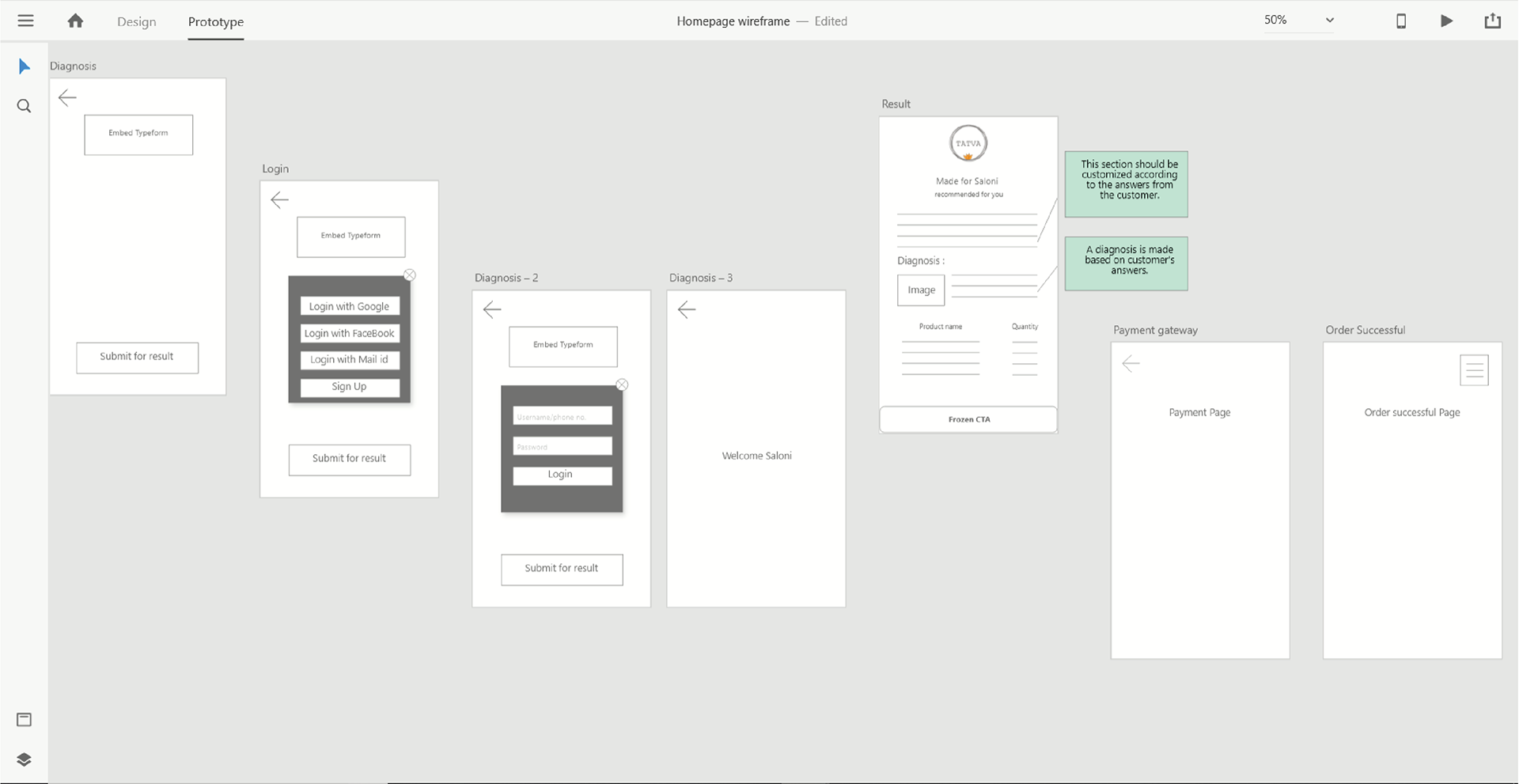 Website Wireframe 3