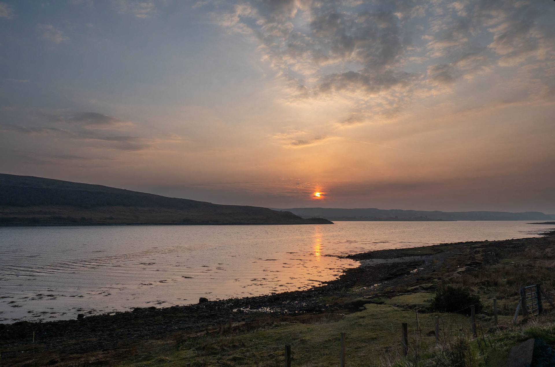 Sunset on Loch Snizort, Isle of Skye