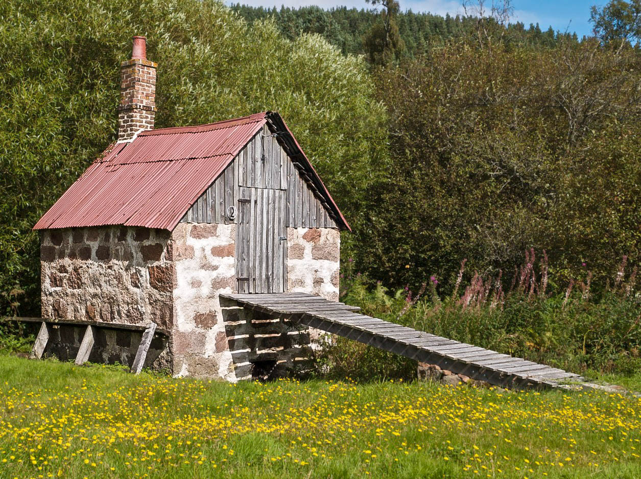 Finzean Bucket Mill, Forest of Birse, Aberdeenshire
