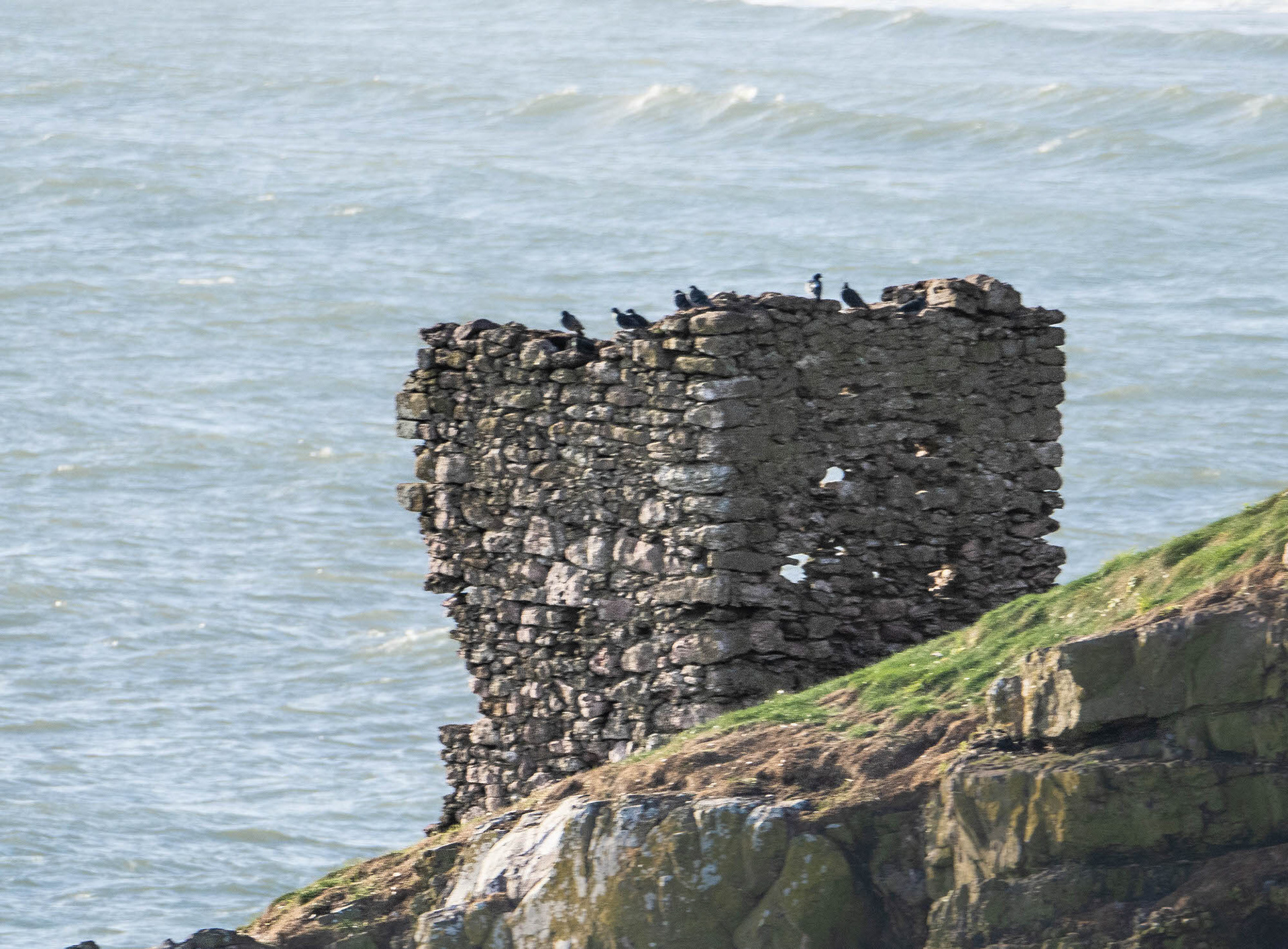 Kaim of Mathers Castle ruin, Aberdeenshire