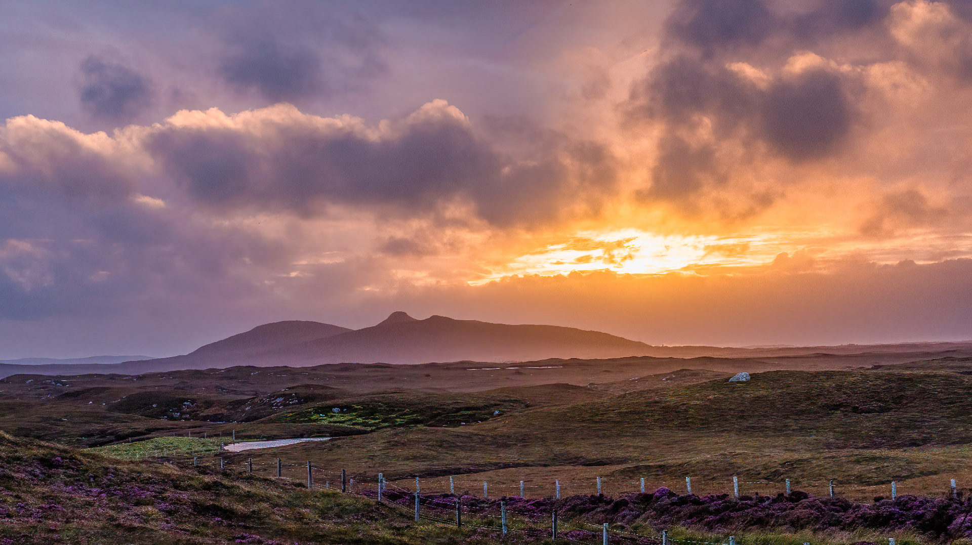 North Uist, sunset