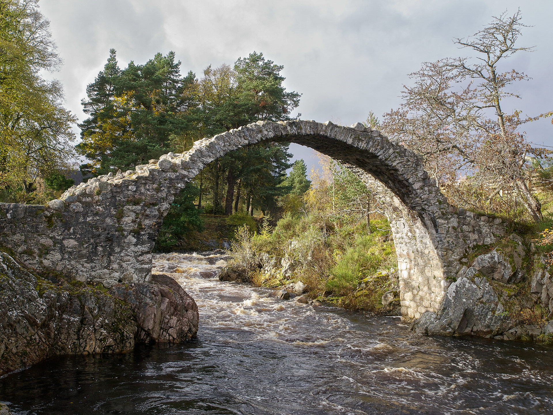 Packhorse Bridge, Carrbridge, Highland