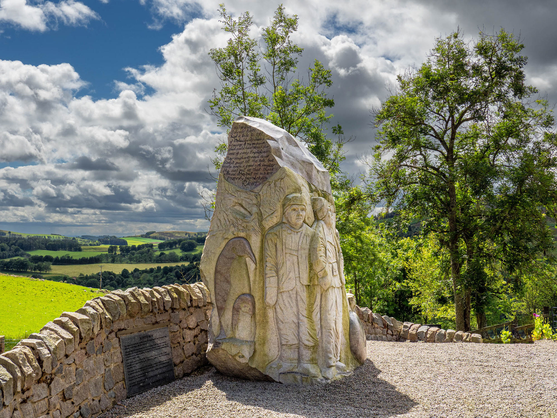 Captain Robert Scott and Doctor Edward Wilson Memorial, Glen Prosen, Angus