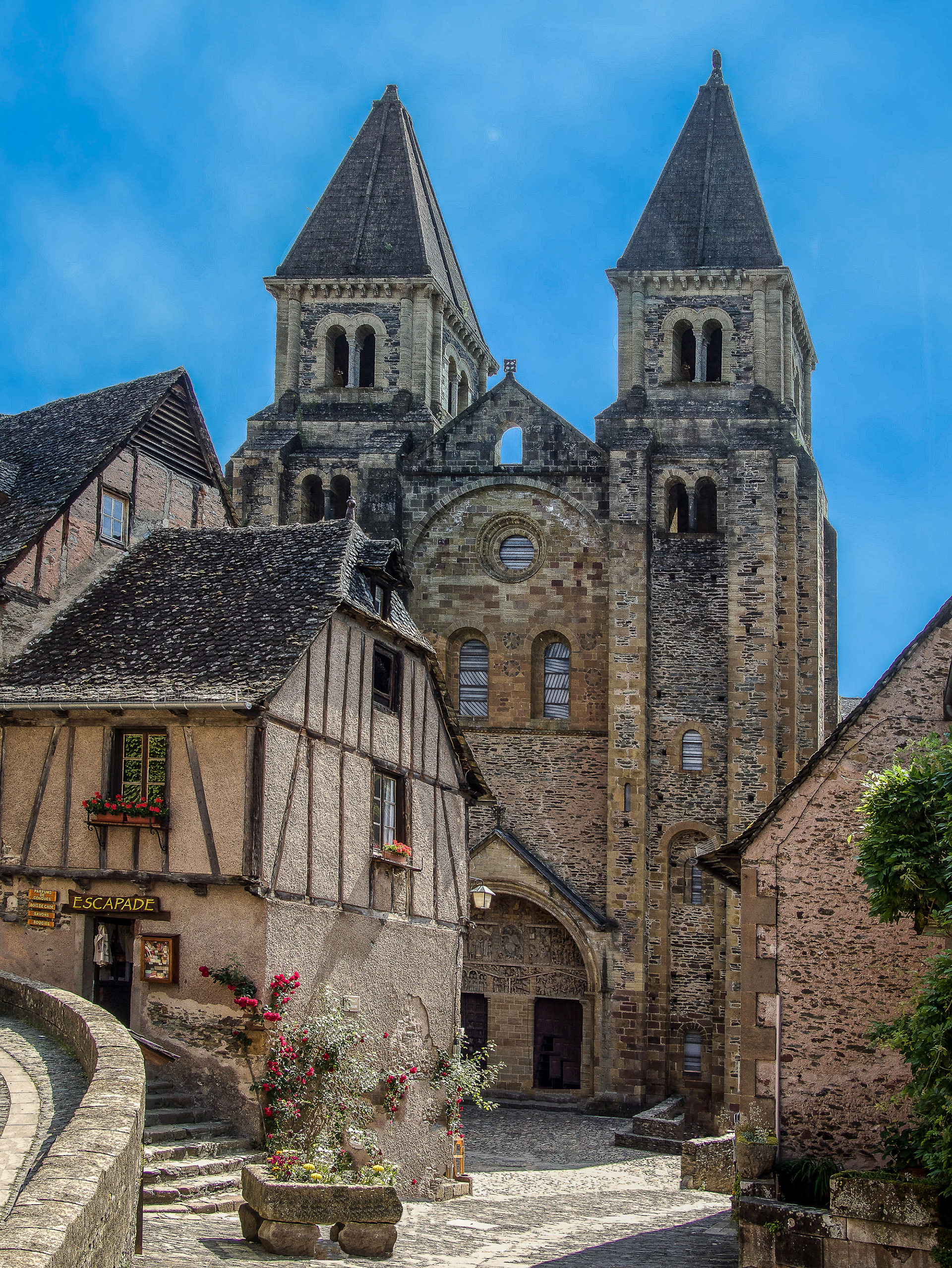 Conques Cathedral,  Occitanie, France