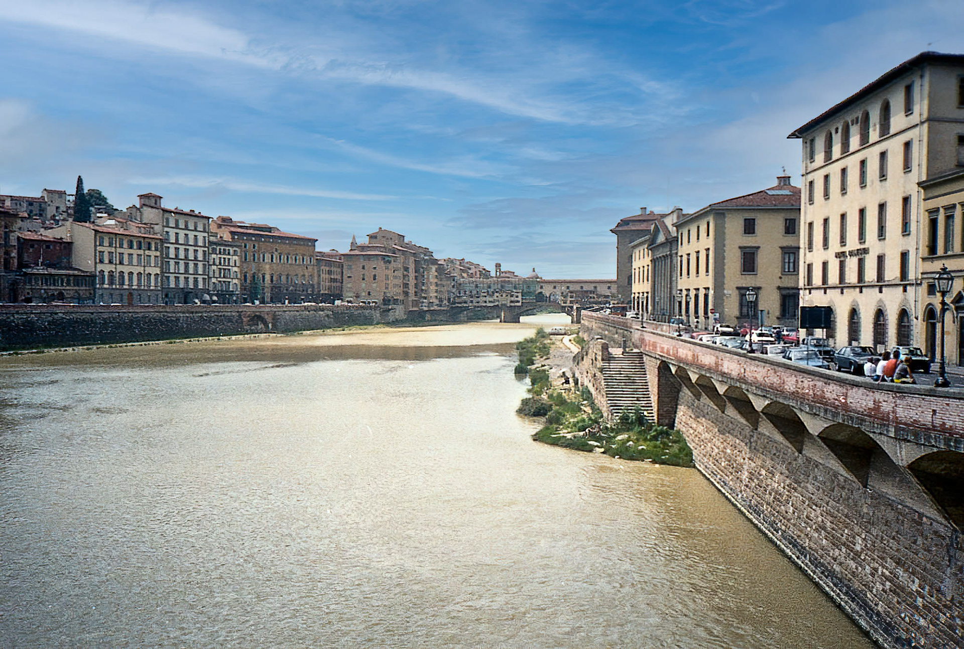 River Arno, Florence, Italy, (scanned from neg)