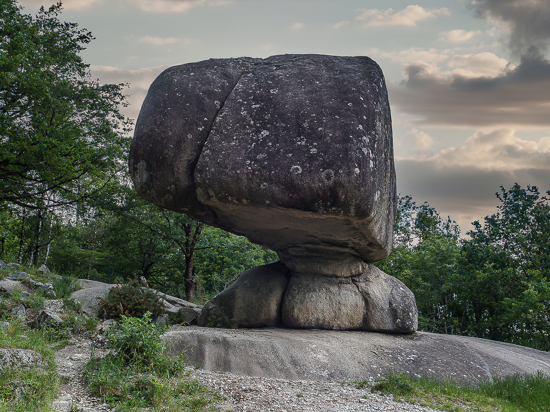 La Peyro Clabado roc, Le Sidobre, Occitanie, France