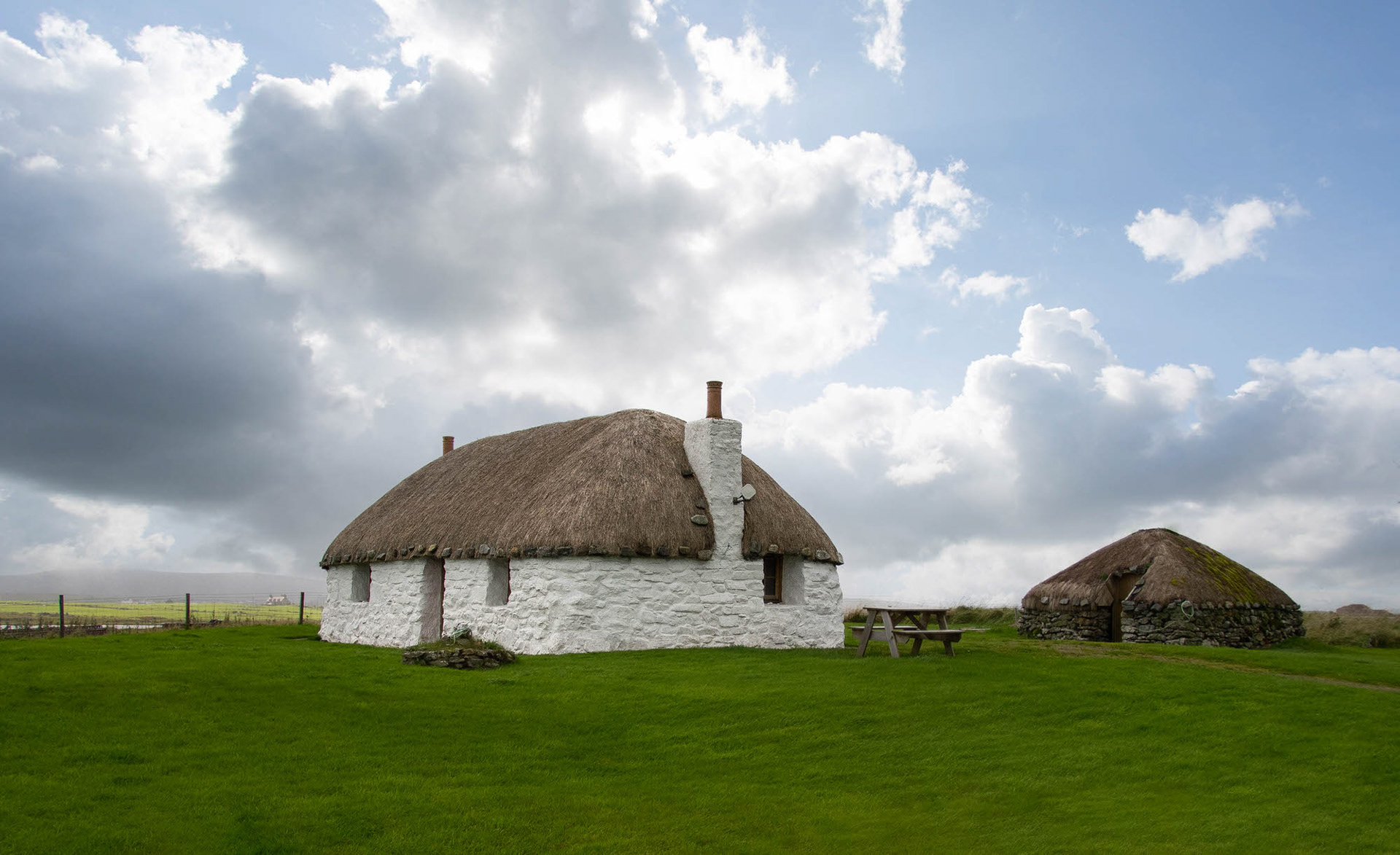 Restored 'blackhouse', North Uist
