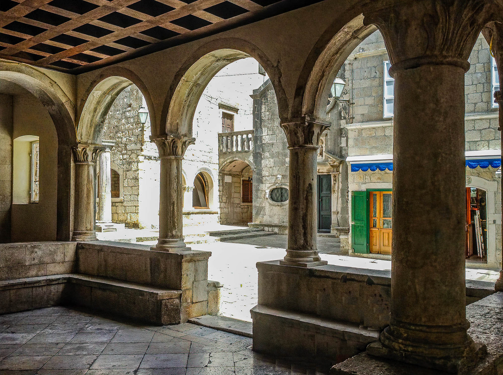 Korčula town Hall, Croatia, (Claire's photo)