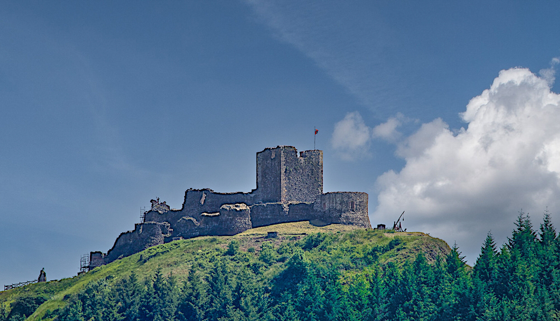 Château de Calmont d'Olt,  Occitanie, France