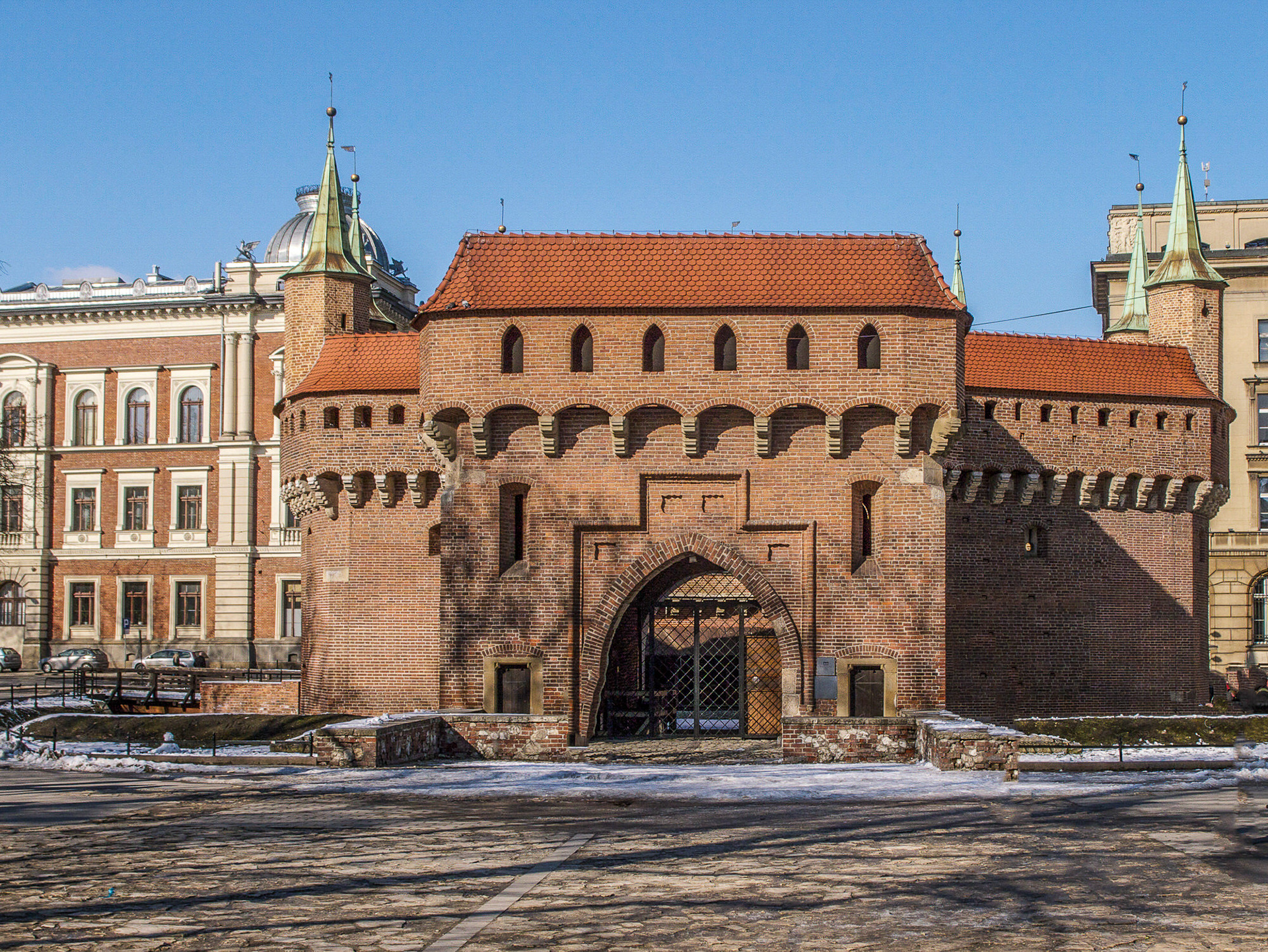 Kraków barbican fortress, Poland