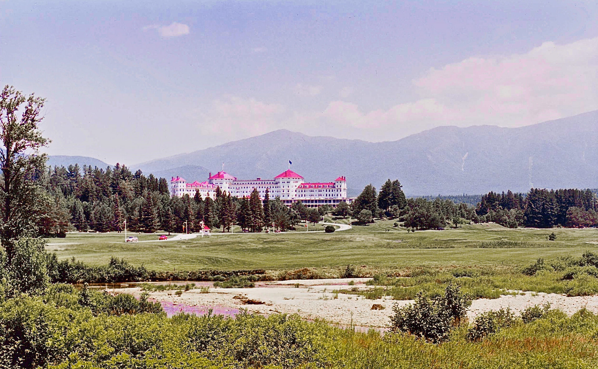 Mount Washington Hotel, New Hampshire, scanned from print