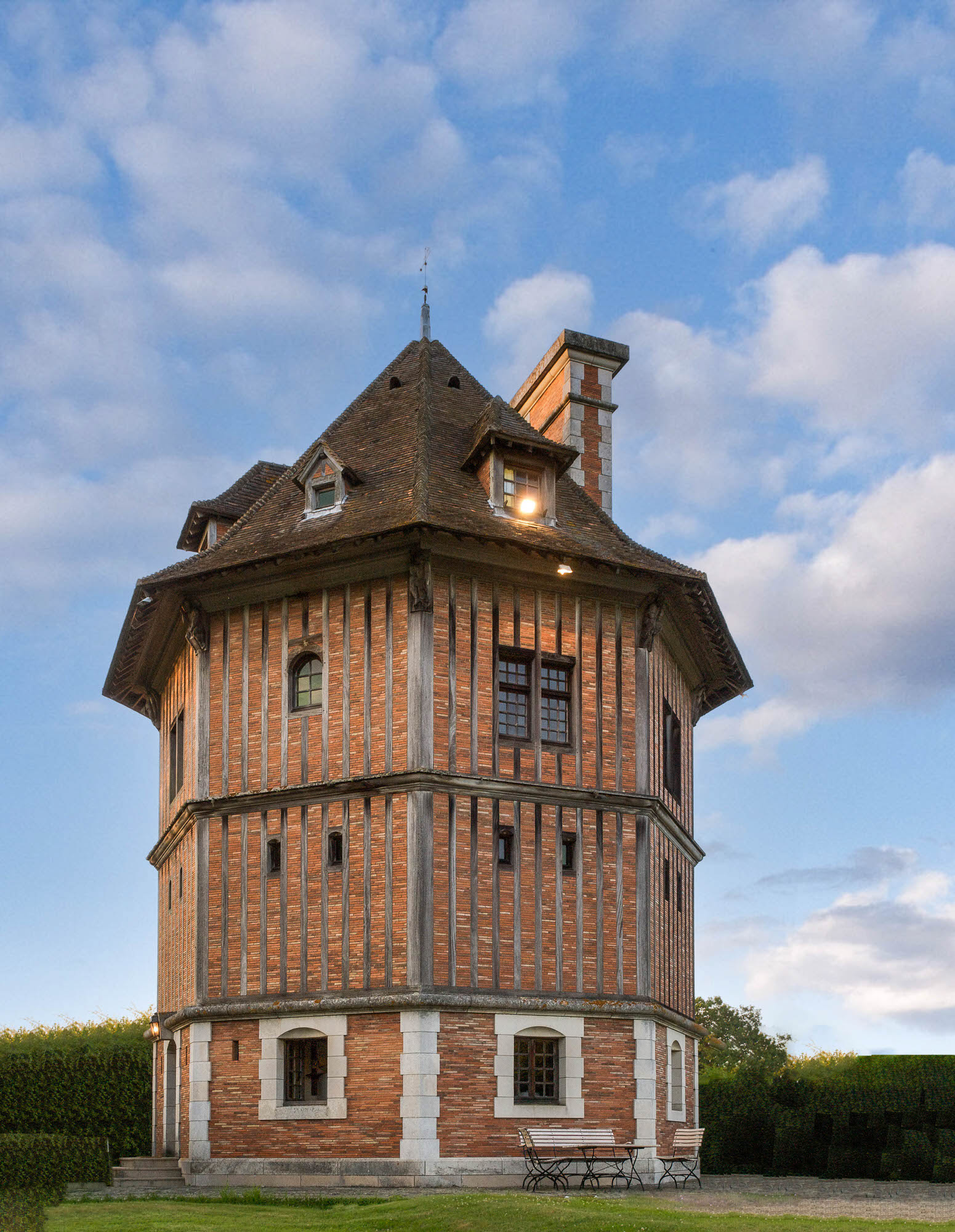 Château Le Colombier tower, Normandie, France