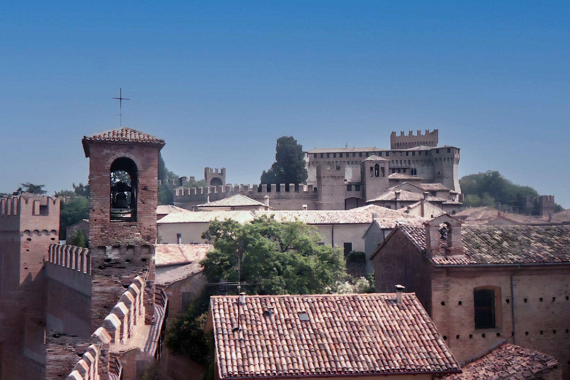 Castello di Gradara, Marche, Italy, (scanned from print)