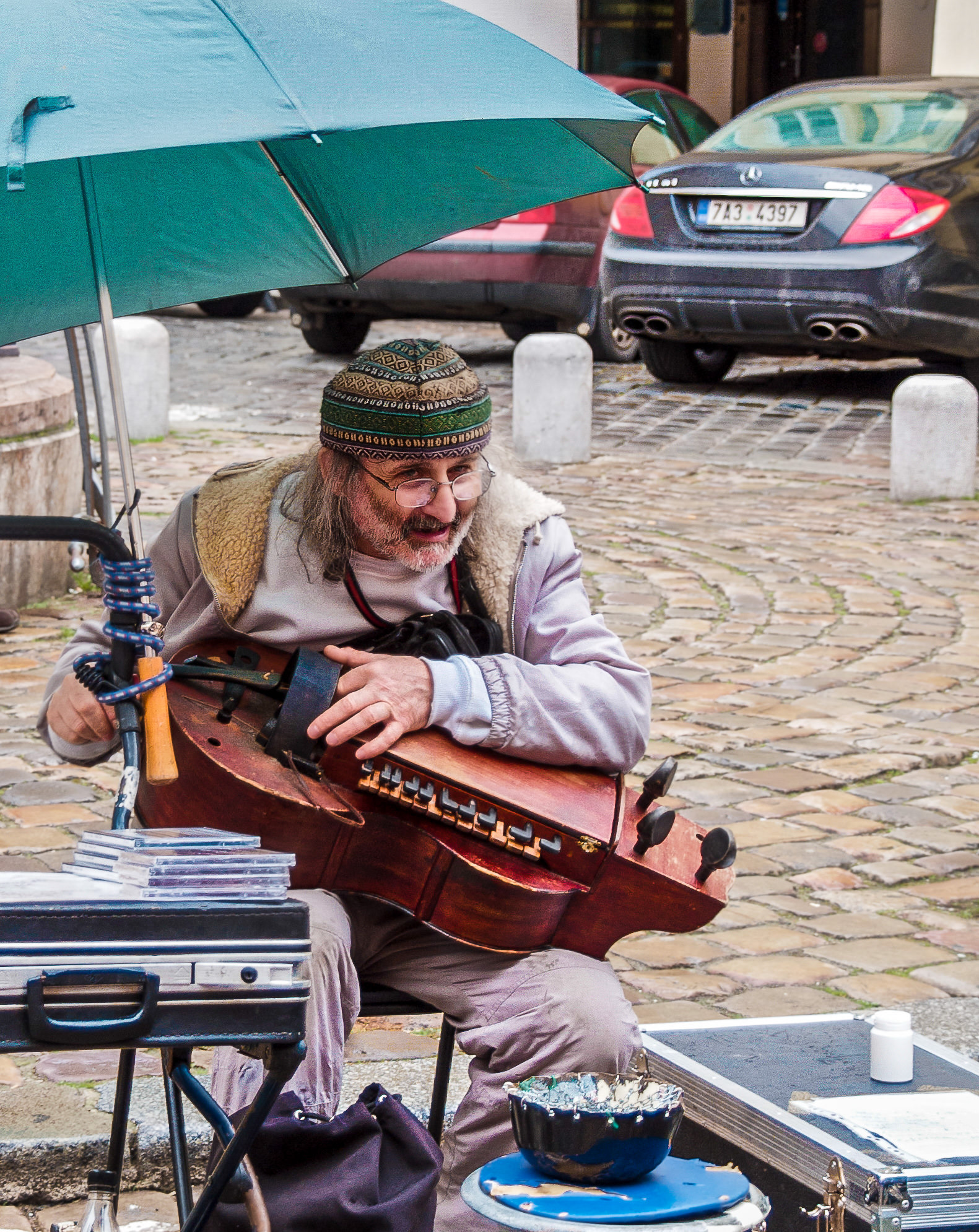 Street Musician, Prague, Czech Republic