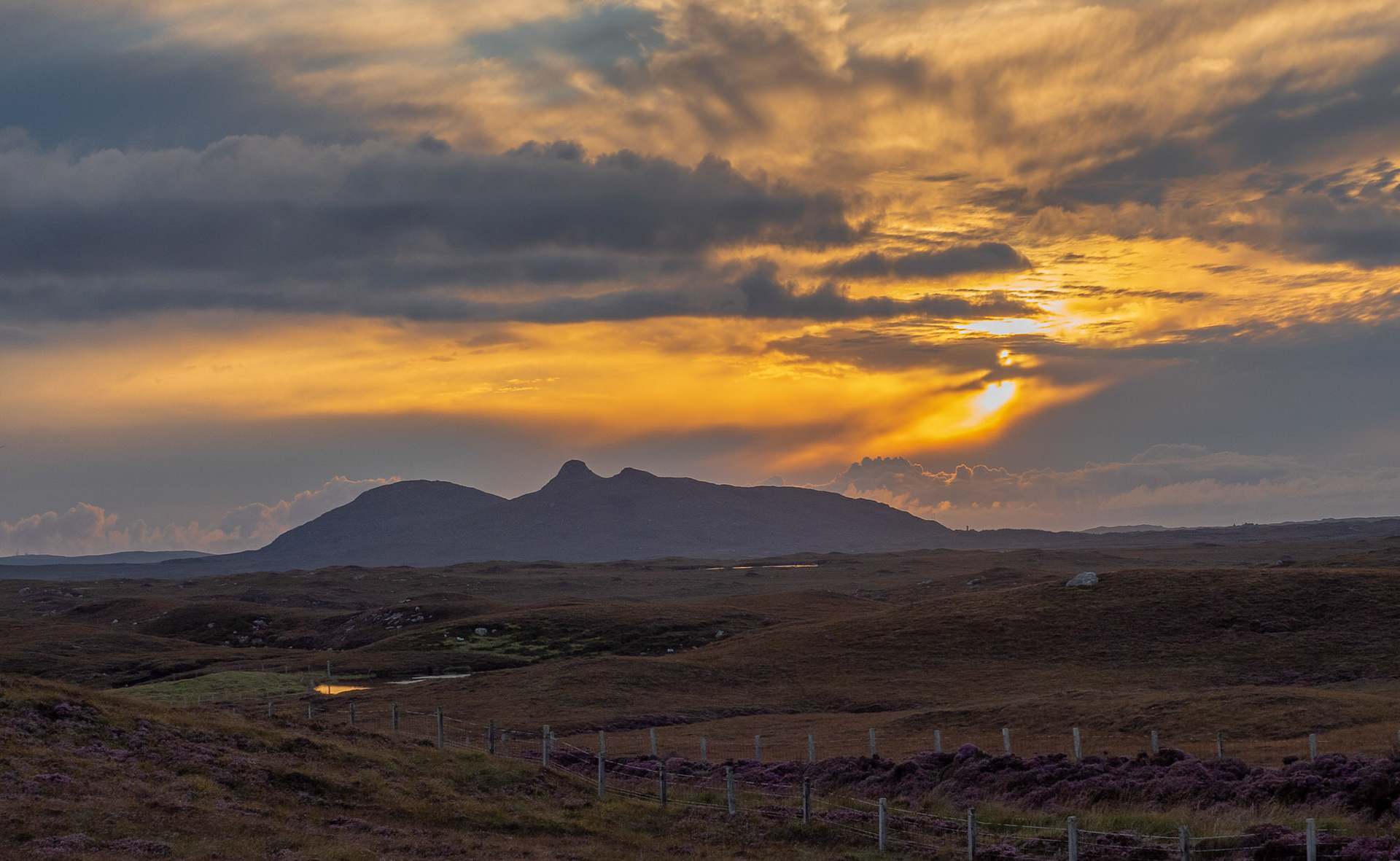 North Uist, sunset