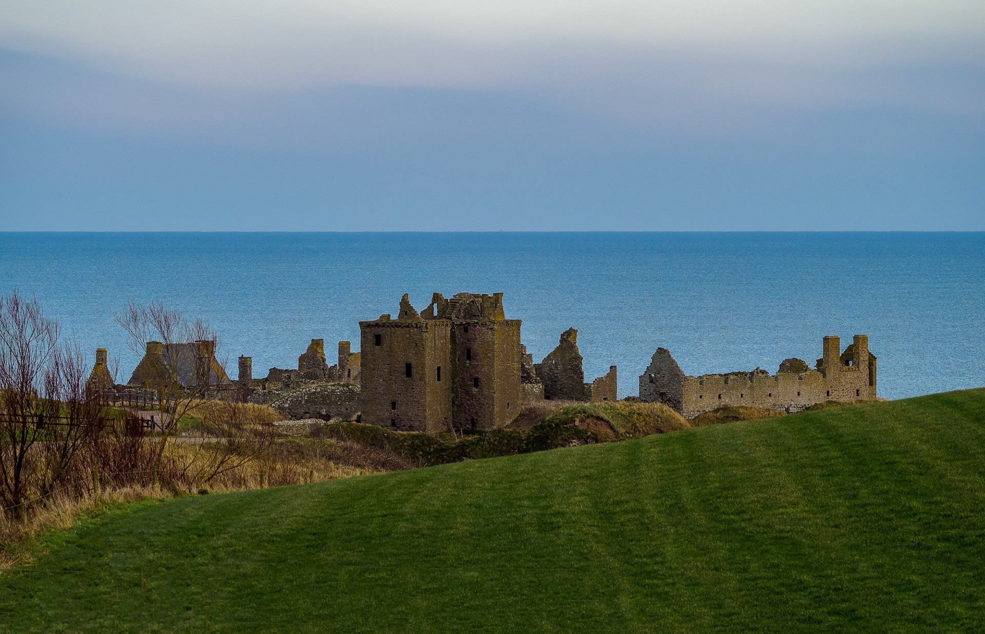 Dunnottar Castle, where the Scottish crown jewels, were hidden, Aberdeenshire