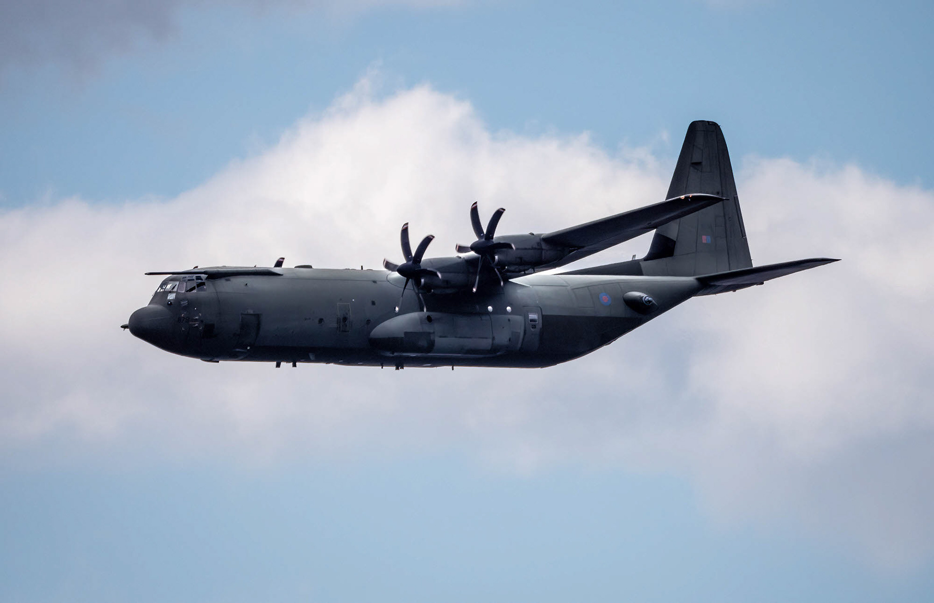 Flying over Loch Sunart, Highland