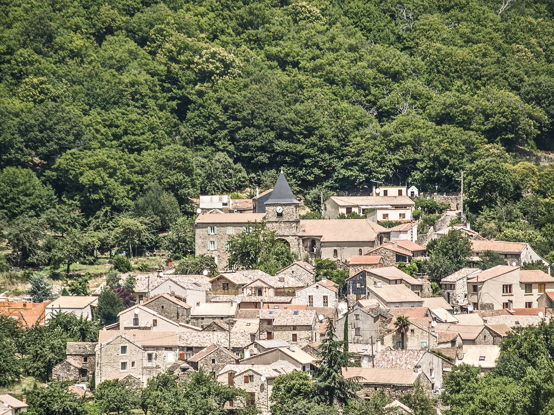 Ancient French village, Occitanie, France