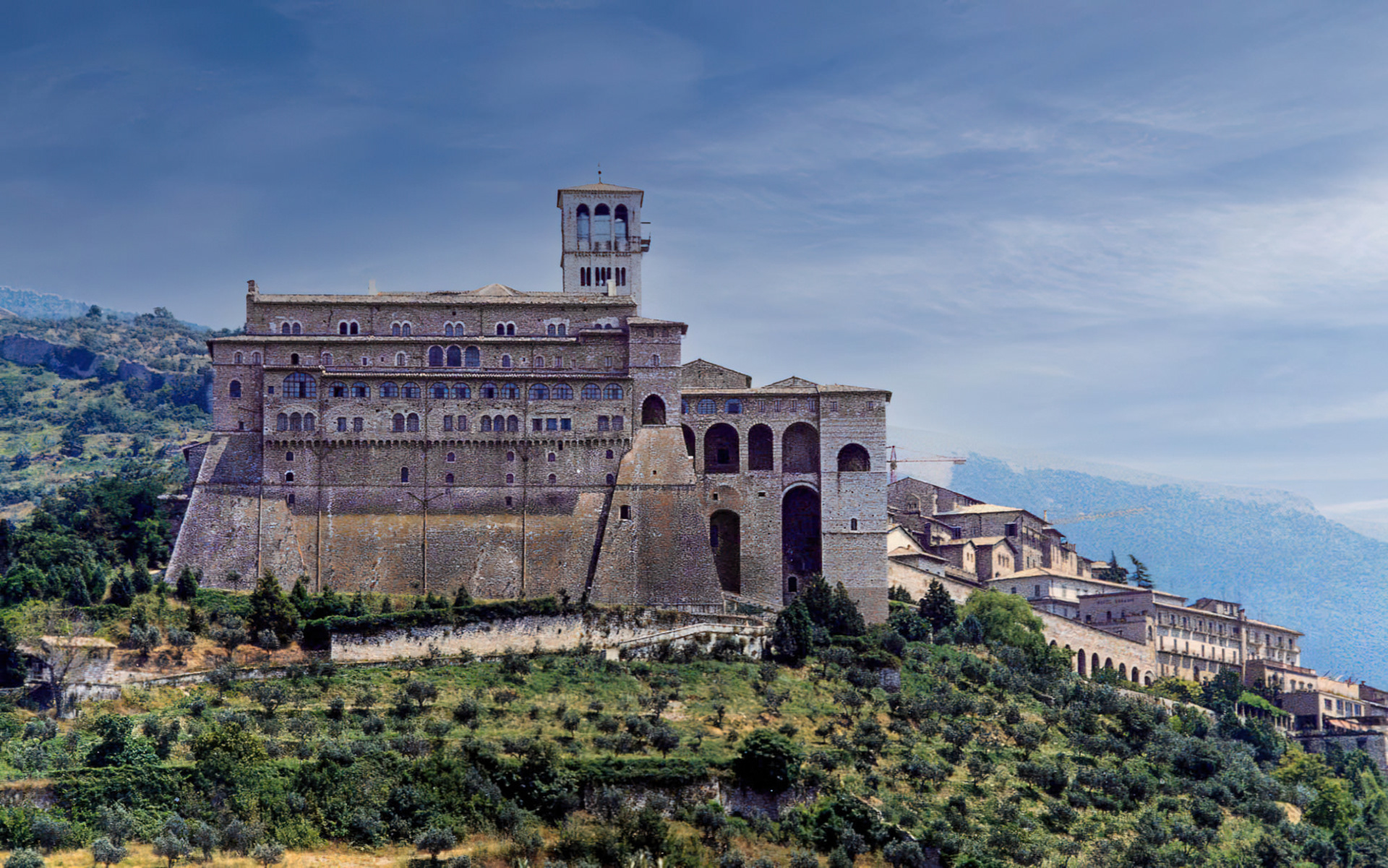 Basilica di San Francesco d'Assisi, Italy, (scanned from print)