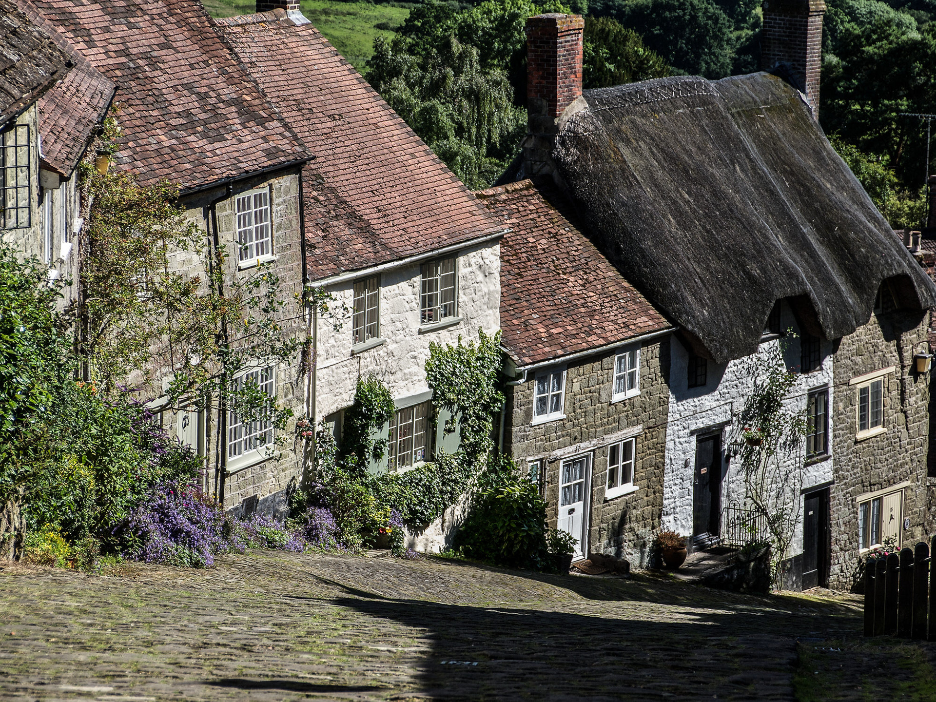 Gold Hill, Shaftesbury, Dorset, England