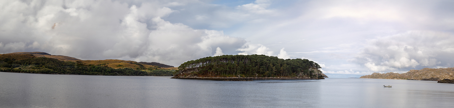Loch Shieldaig pano, Highland