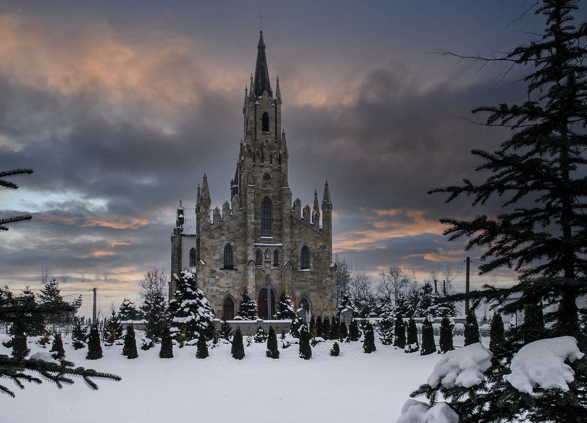 Saint Jacek church,  Chochołów Village, Poland