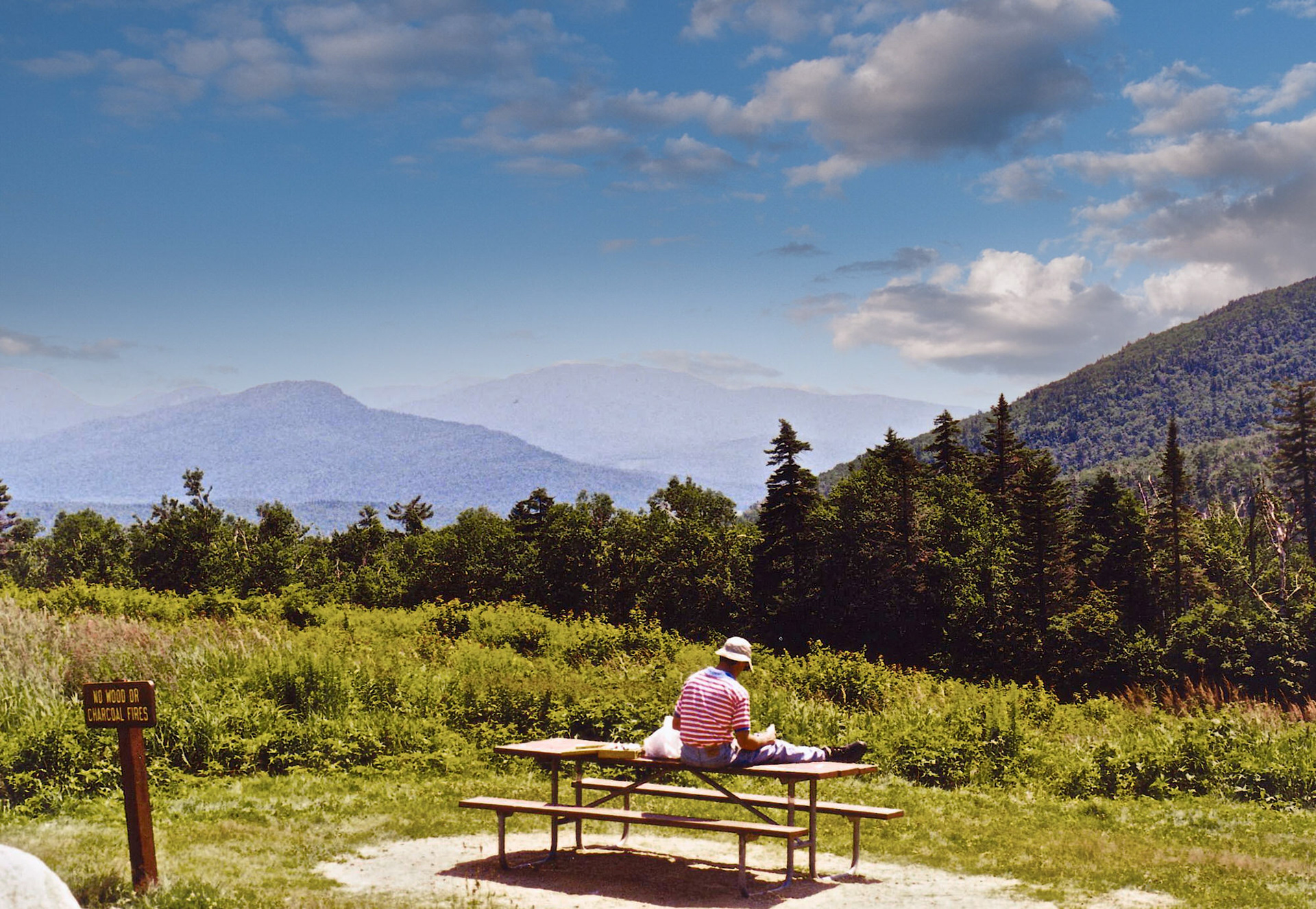 Kancamagus Highway, New Hampshire, scanned from print