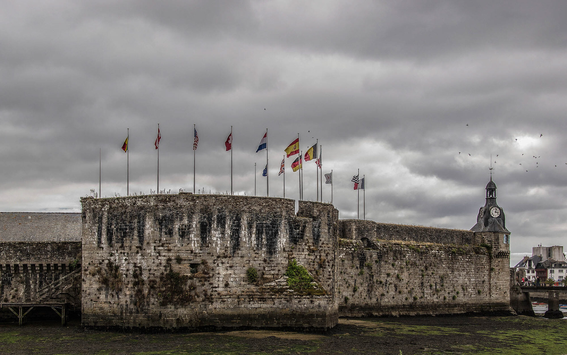 Concarneau City Wall, Bretagne, France