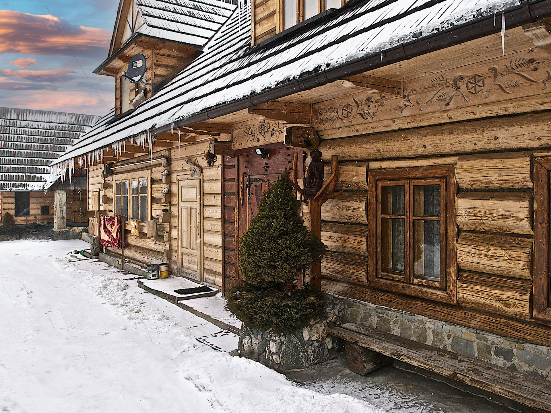 Chochołów village, Gmina, Poland