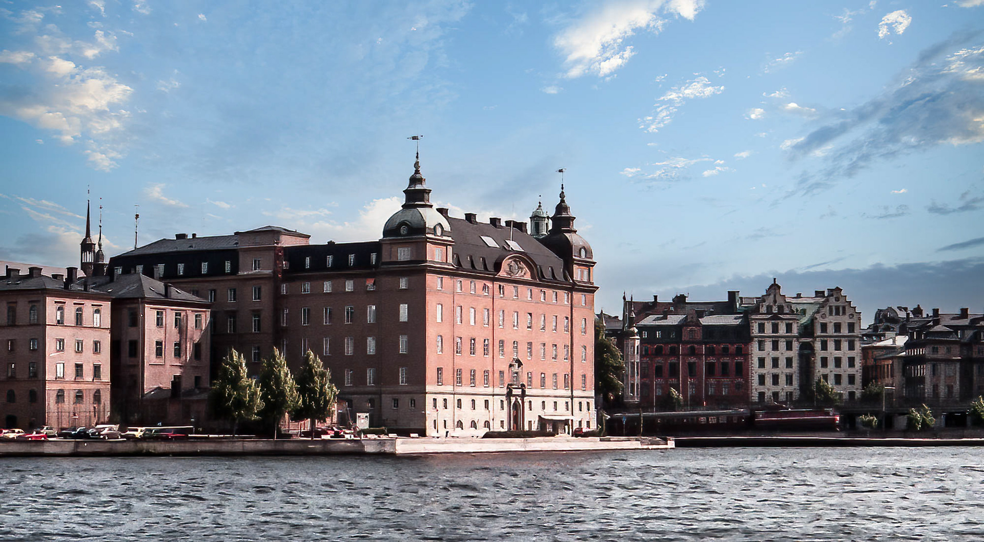 Gamla riksdagshuset, Stockholm, Sweden, (scanned from neg)