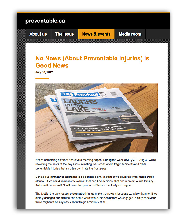 Newspaper Takeover - No Injuries