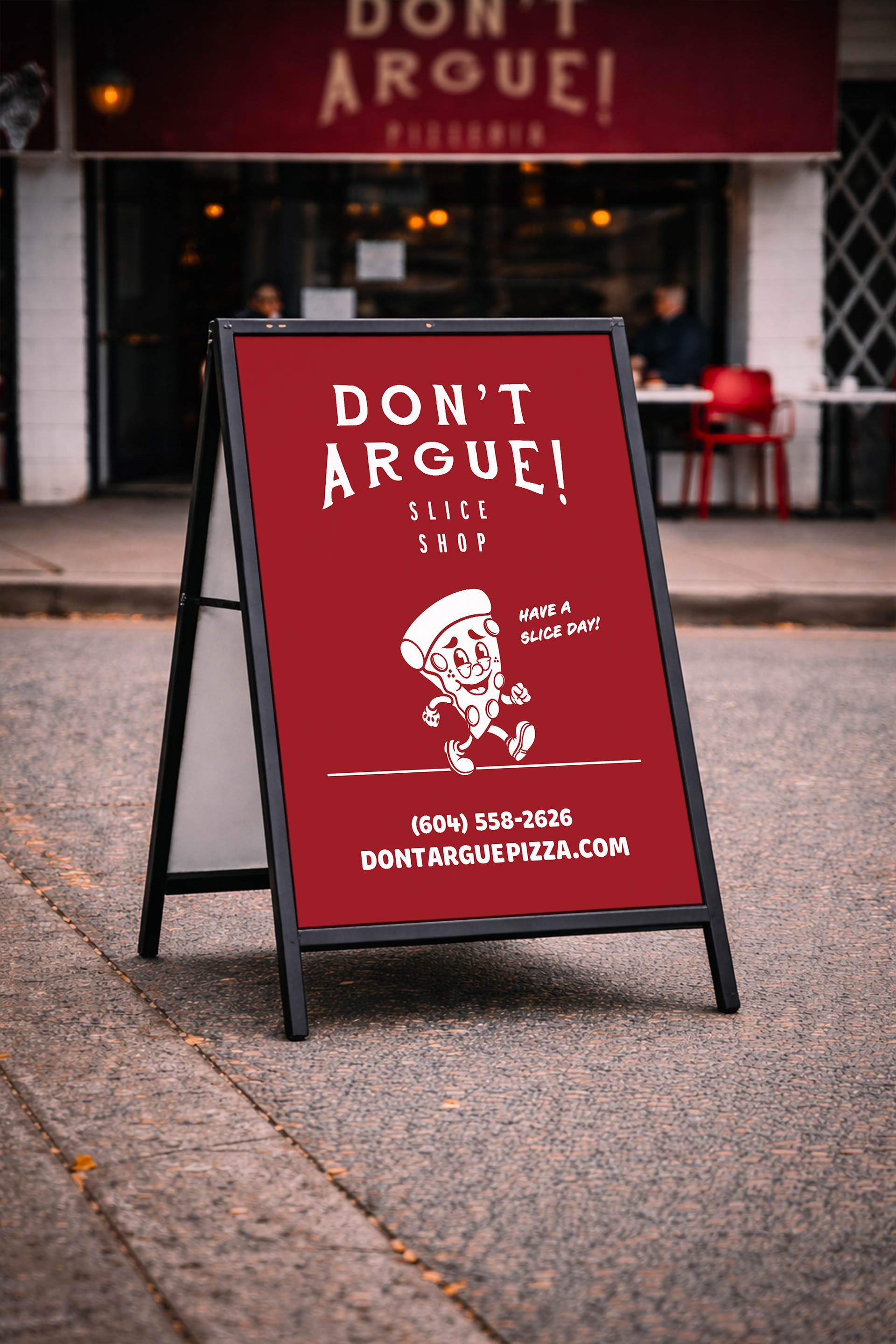 Don't Argue Slice Shop Commercial Drive