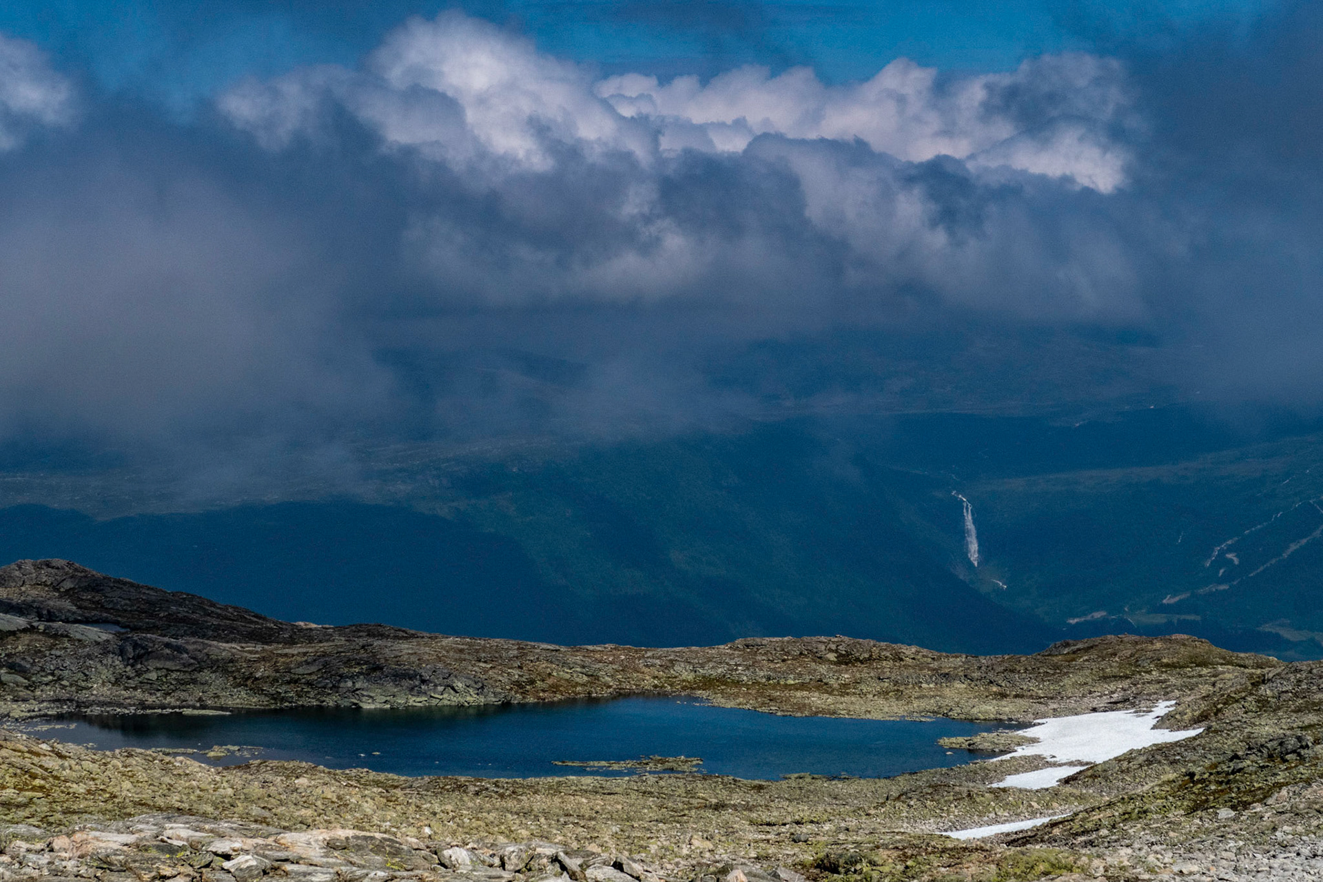 Sanddalsfossen fra Blåfjellet 1318