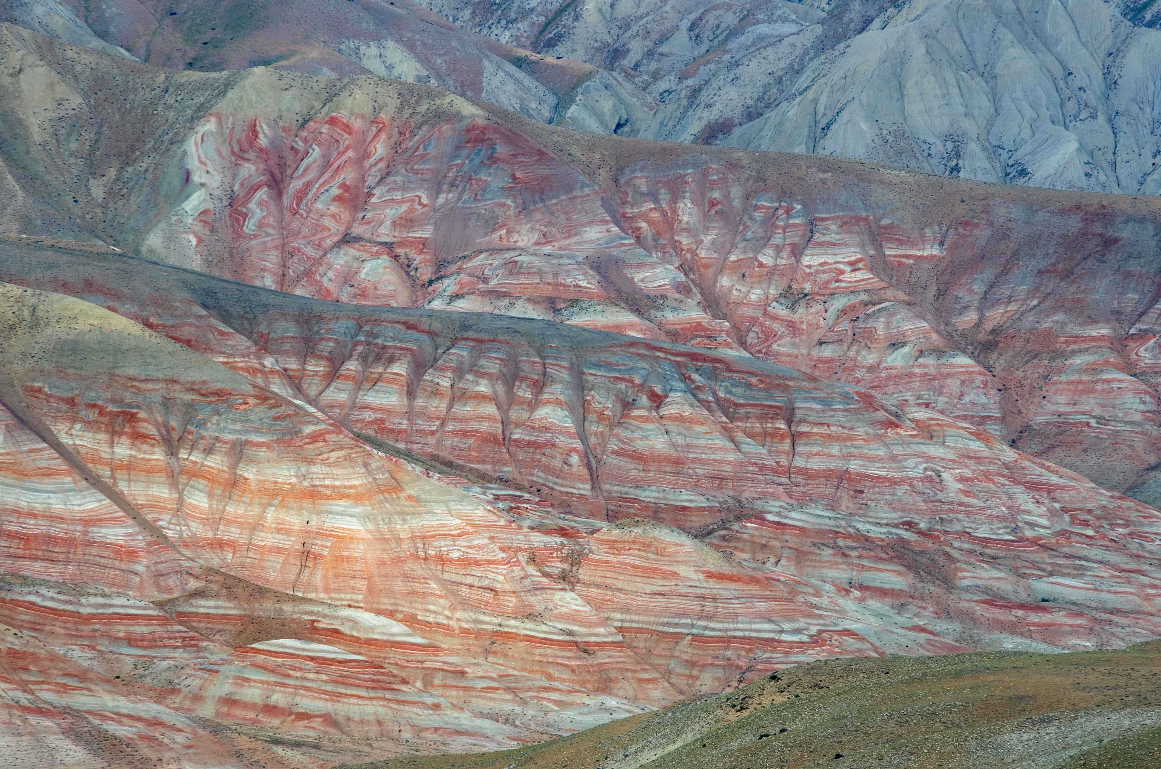 Candy cane mountains