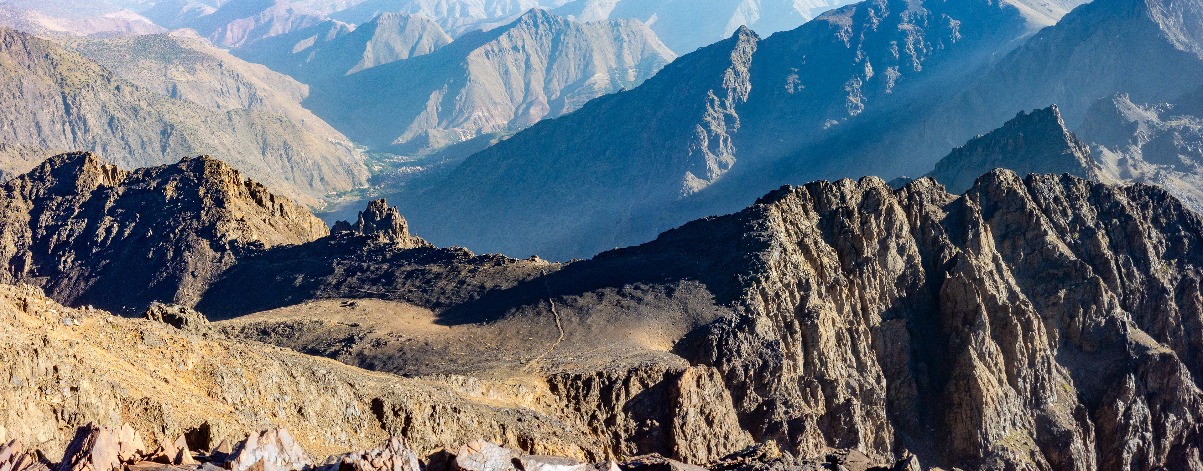 Fra toppen av Jbel Toubkal