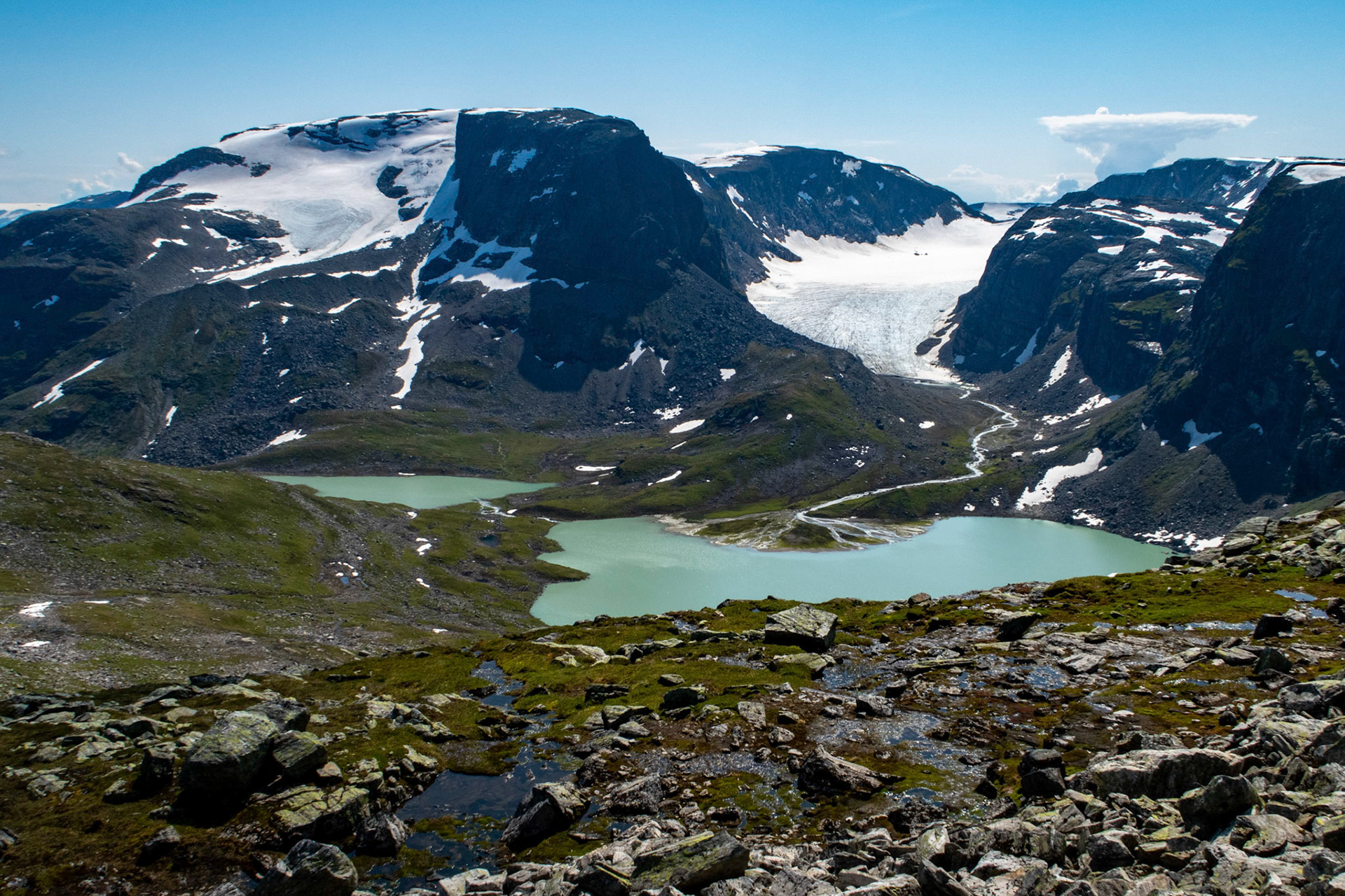 Botnafjellet og Sørsendalen fra Søreidsskaret