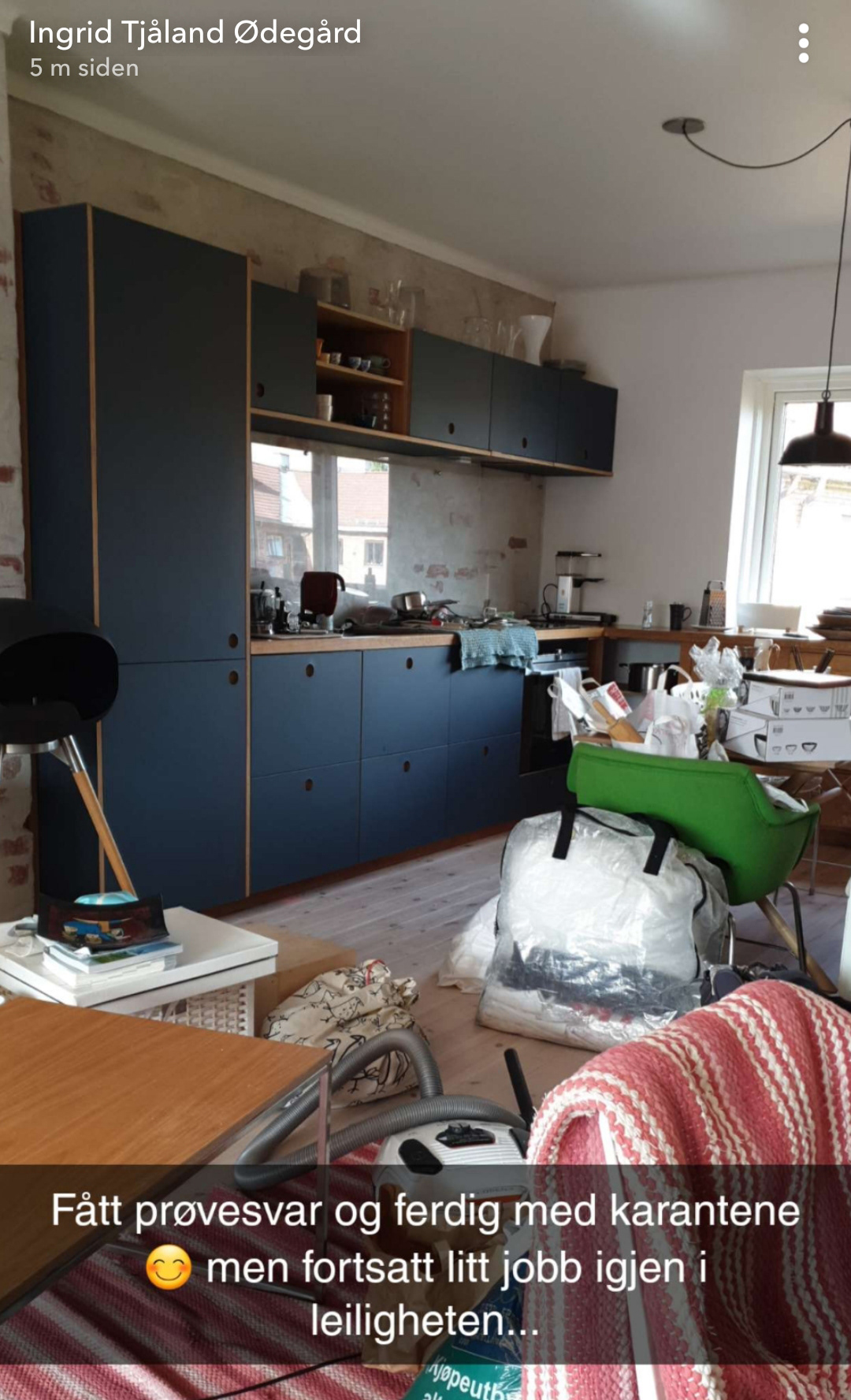 Tilbake i Osloleiligheten
