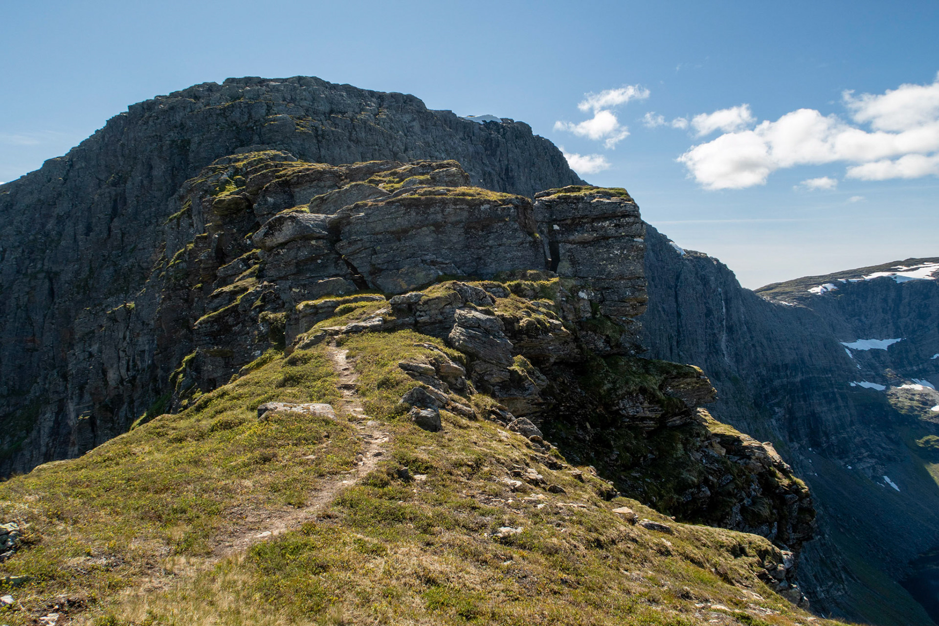 Blåfjellet 1202 ved Breidalen i Gloppen
