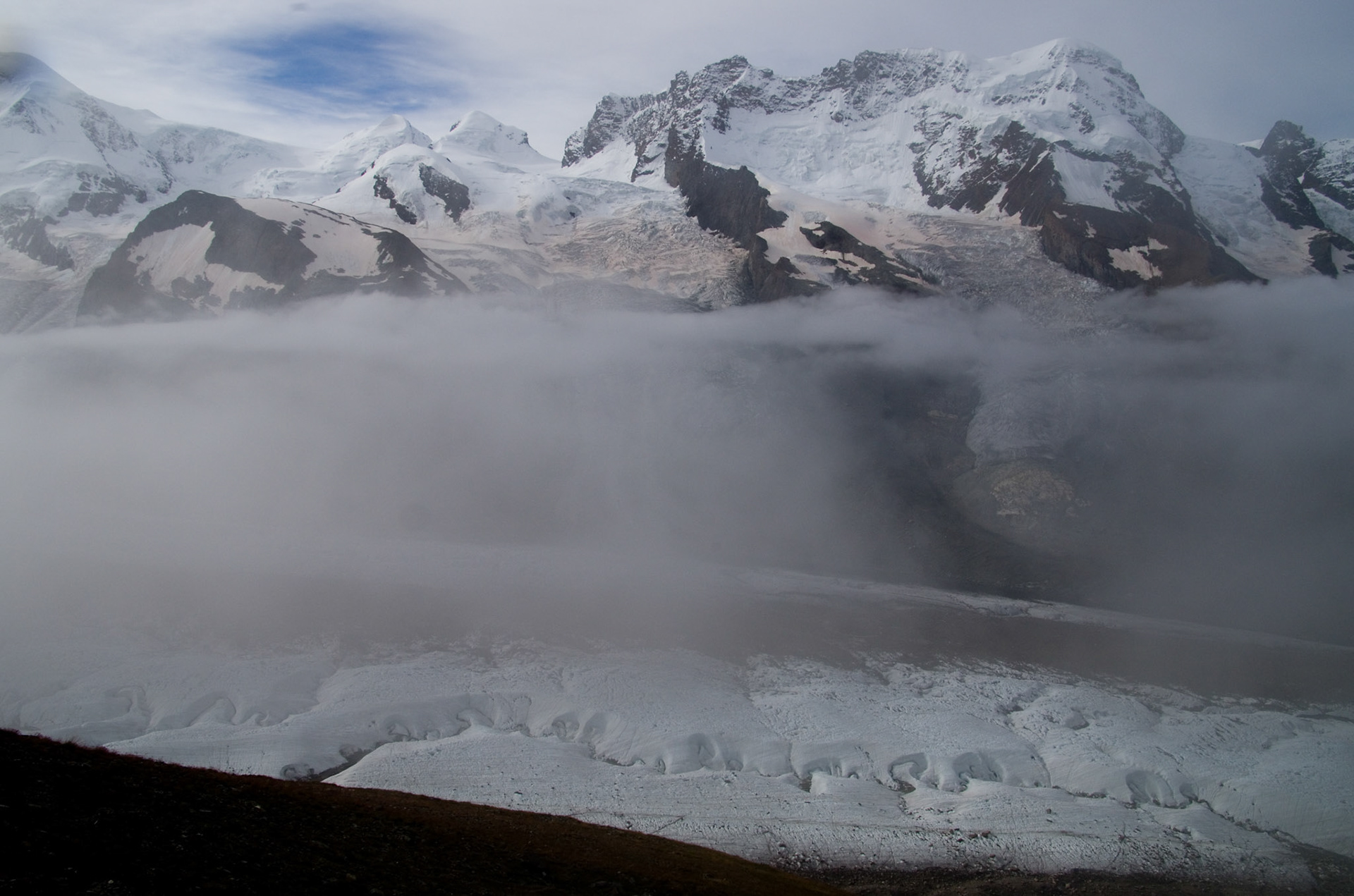 Gornergletscher , Castor og Pollux
