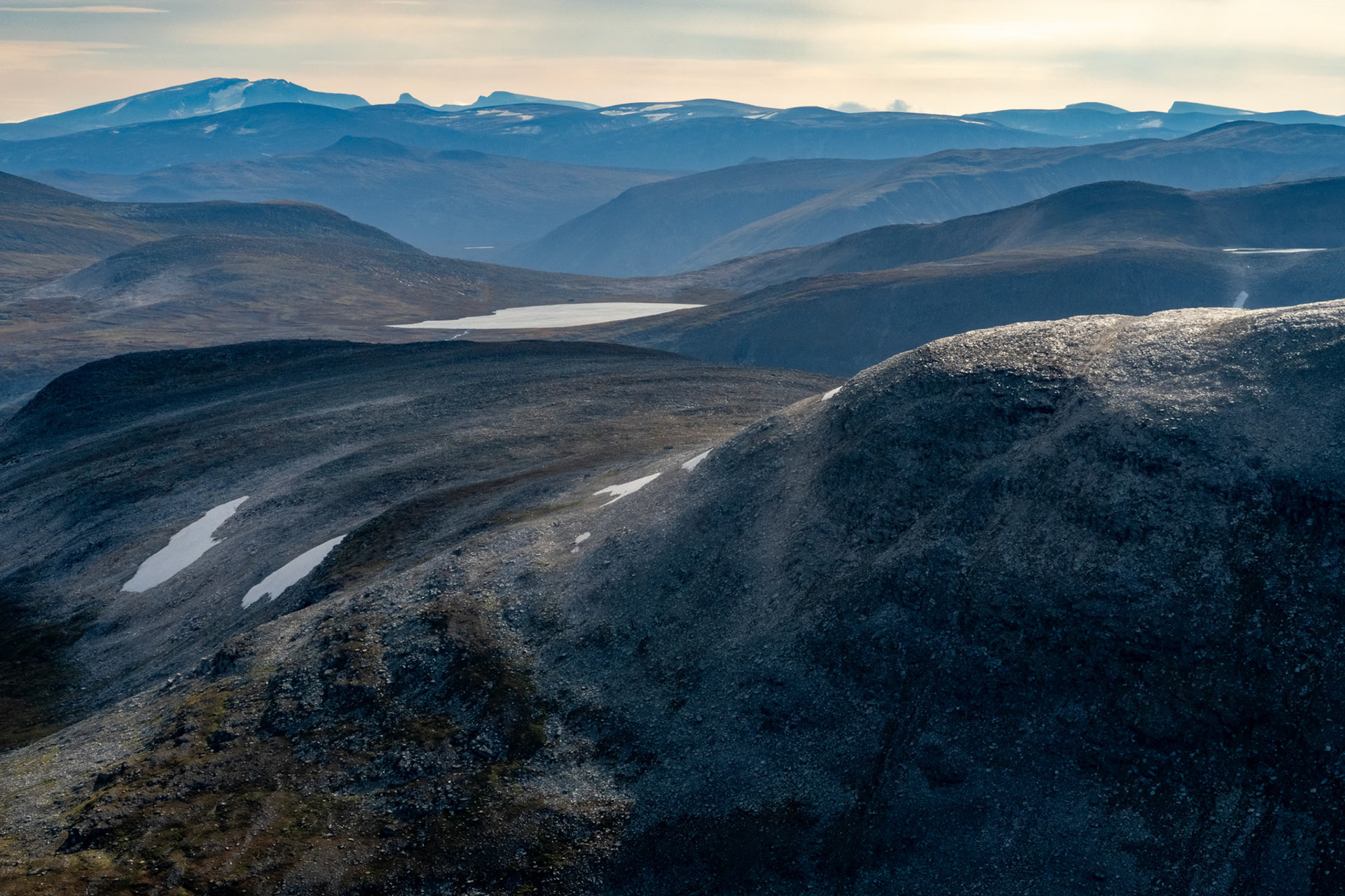 Fra Blåhø mot Snøhetta